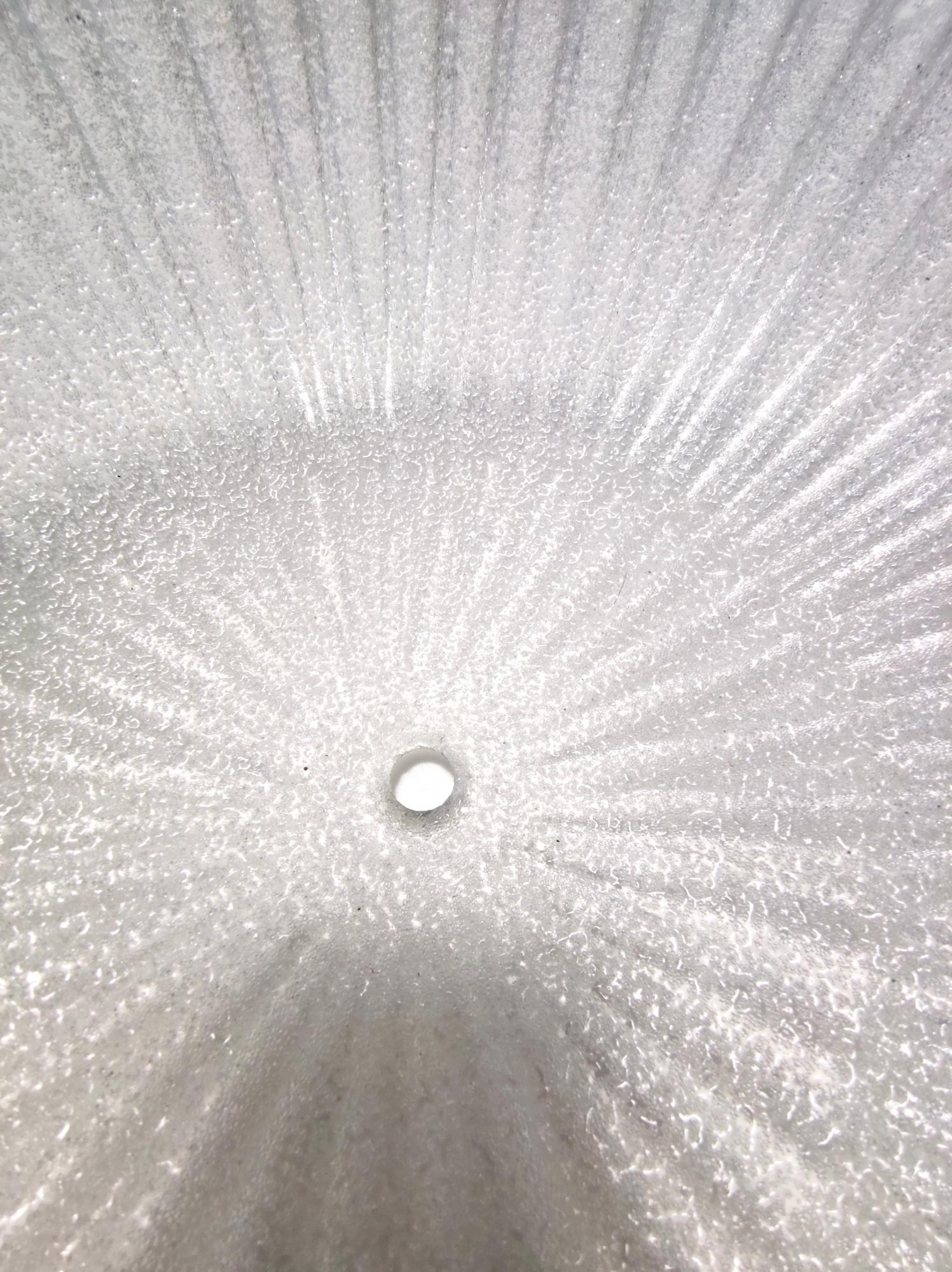 Pair of Postmodern Round Murano Glass Ceiling Lights or Sconces, Italy For Sale 5