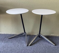 Pair of Postmodern Side Tables, Memphis Era