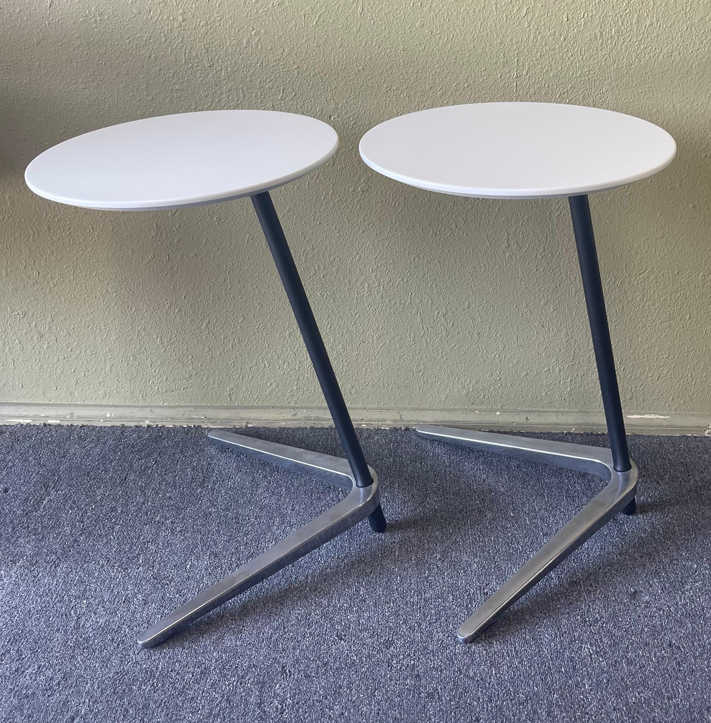 Post-Modern Pair of Postmodern Side Tables, Memphis Era