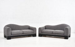Pareja de sofás postmodernos de Directional Furniture, 1980