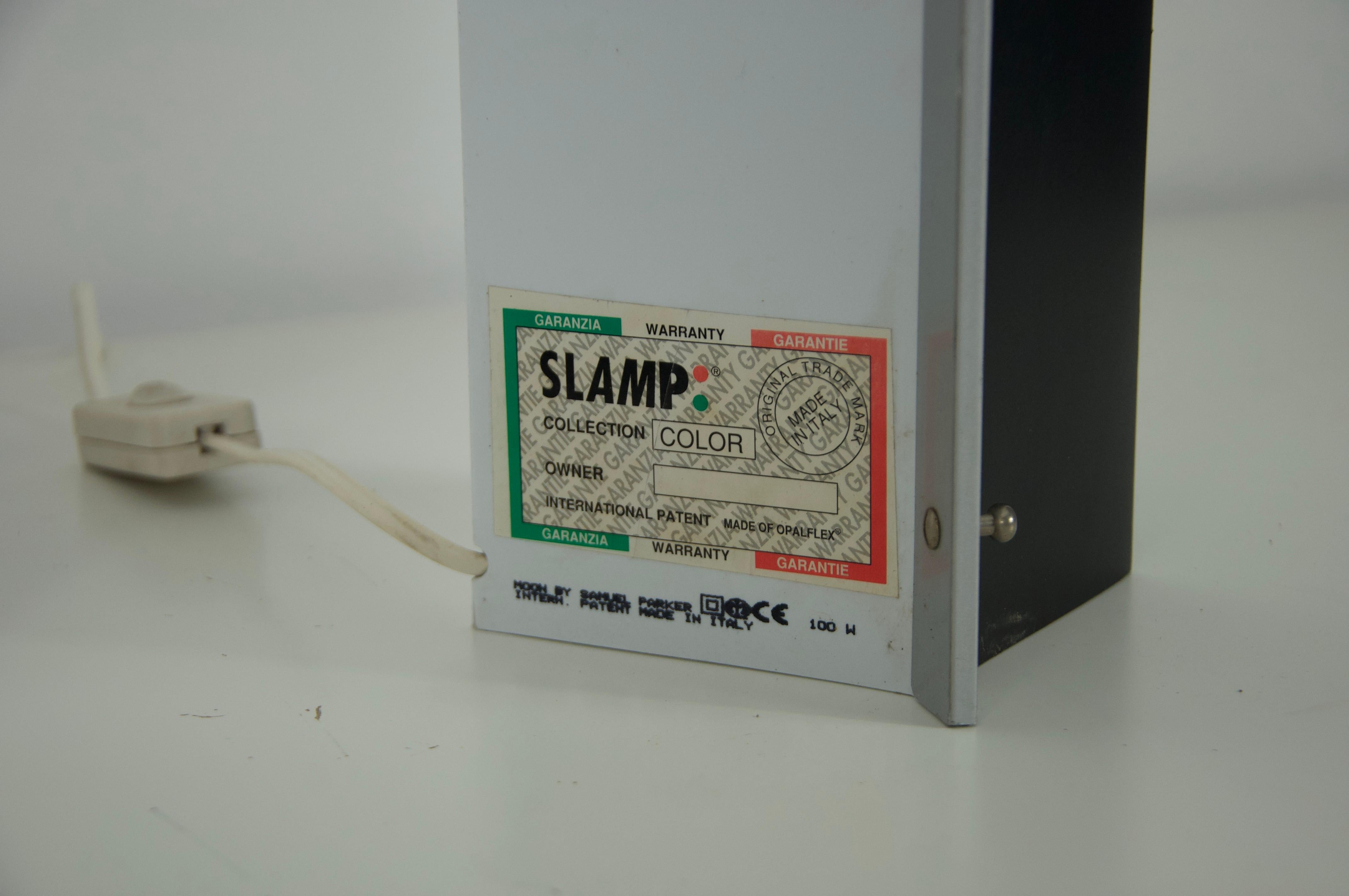 Pair of Postmodern Table Lamps by Samuel Parker for Slamp SRL, 1980s For Sale 1