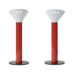 Pair of Postmodern Table Lamps Stilnovo, Italy c1980