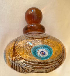 Pair of Potiches in Murano Glass, signed Moretti