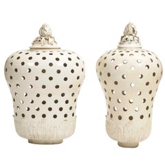 Pair of Potpourri Jars and Covers