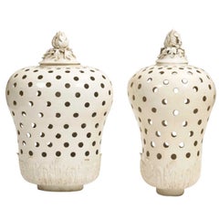 Pair of Potpourri Jars and Covers