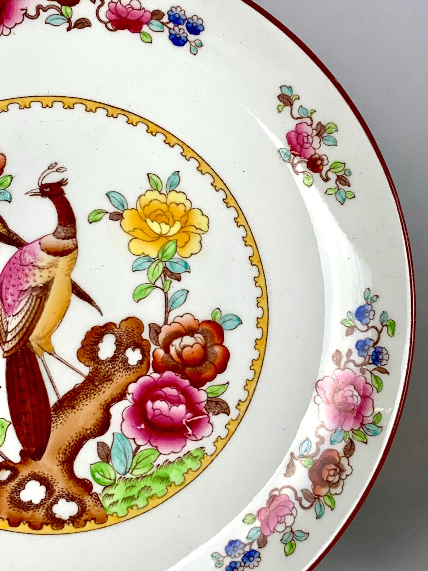 Pareja de Platos de Cerámica con el Patrón 