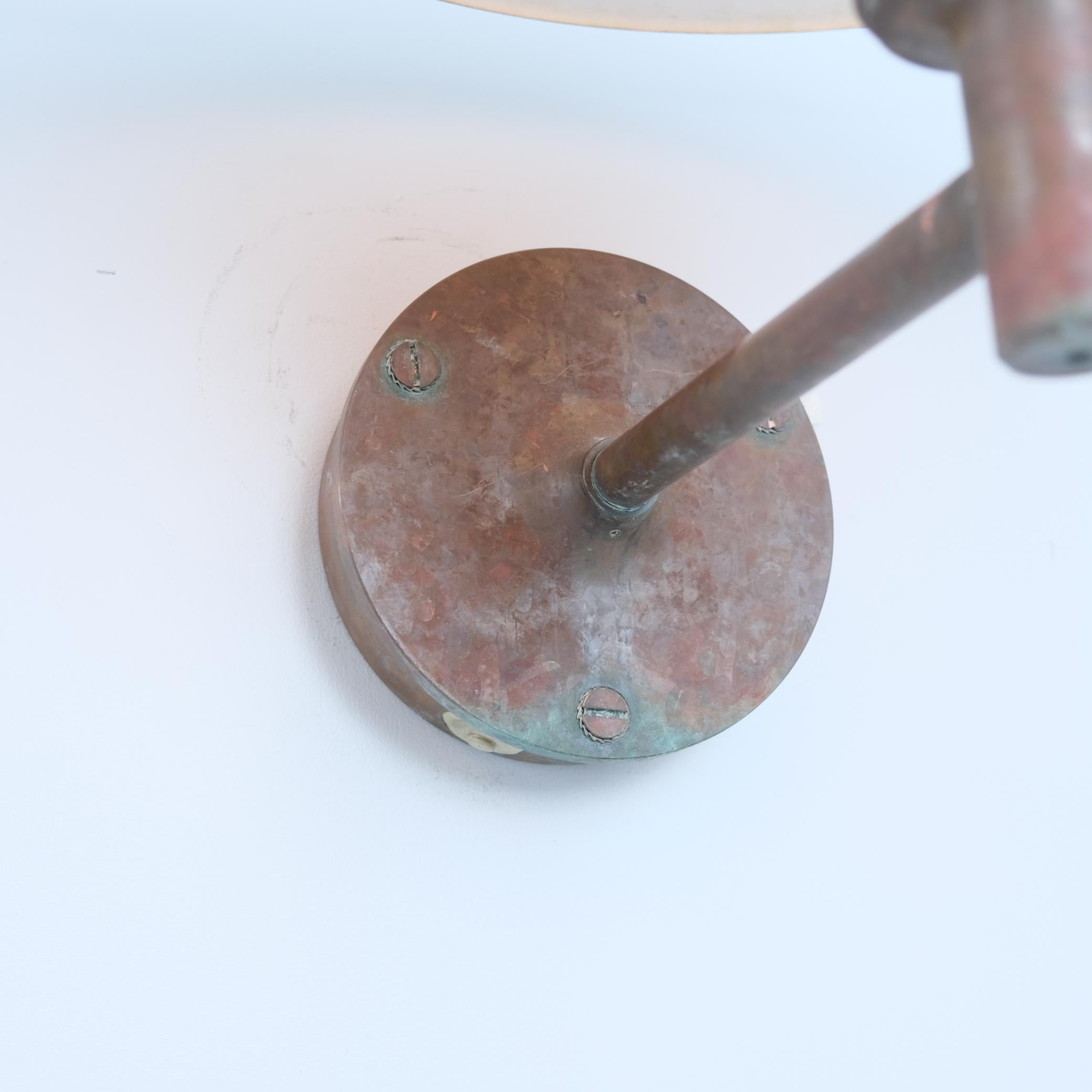 Paar Poul Henningsen Kupfer-Wandlampen für den Außenbereich, Louis Poulsen, erstaunliche Patina im Angebot 9