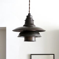 Pair of Poul Henningsen, PH 2/2 Copper Pendant Lights, 1930