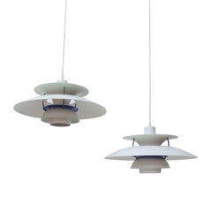 Pair of Poul Henningsen PH5 Pendant Lamps
