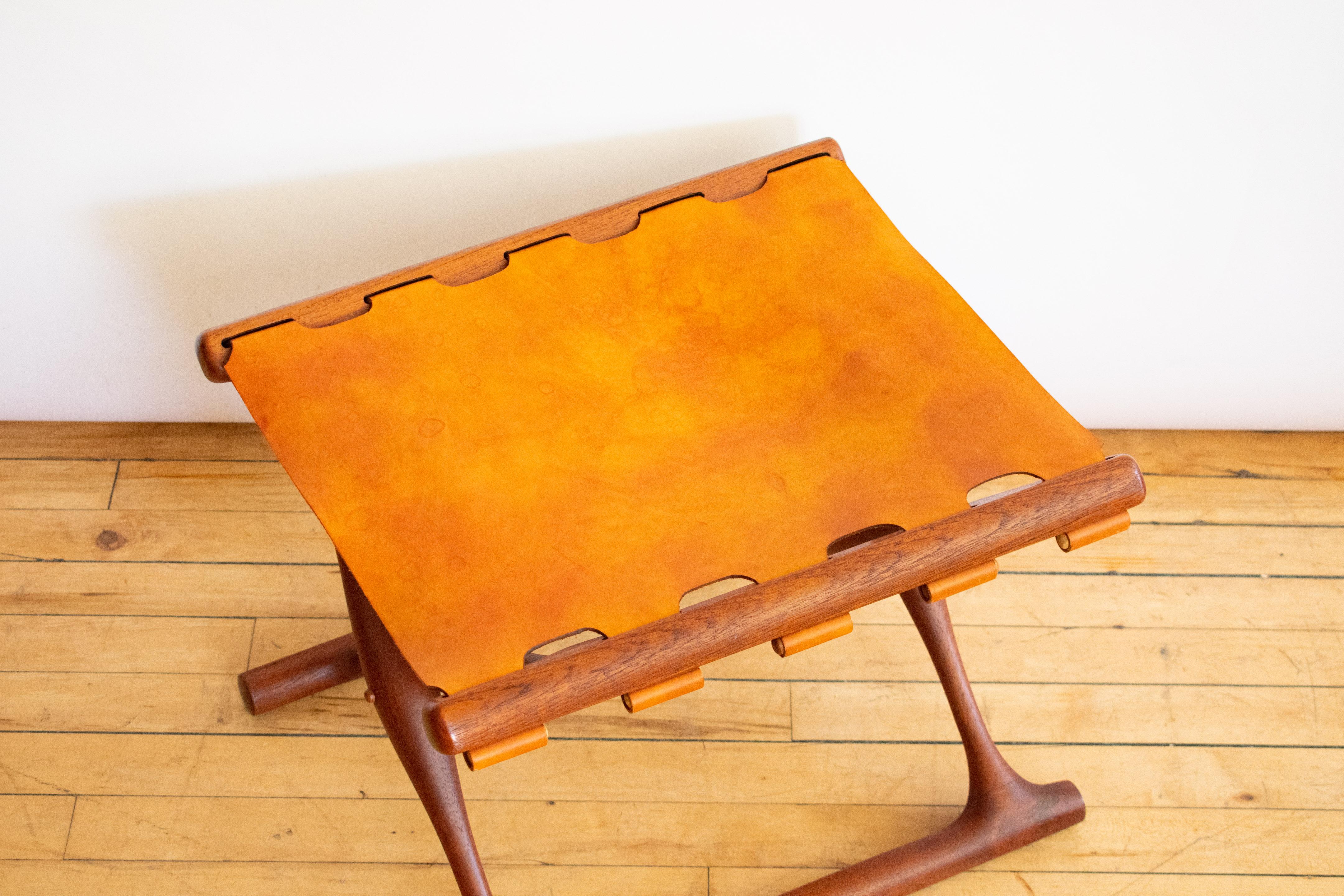 Danish Pair of Poul Hundevad Stools