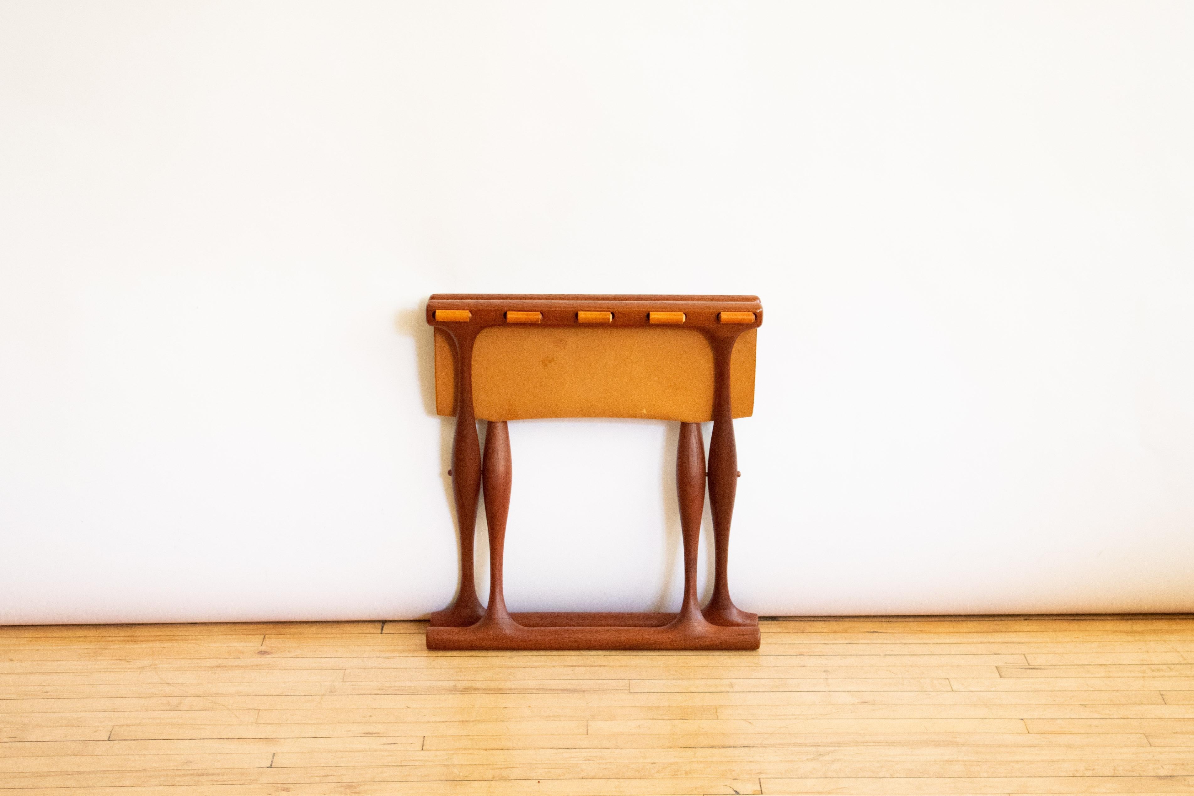 Pair of Poul Hundevad Stools In Good Condition In Cambridge, US