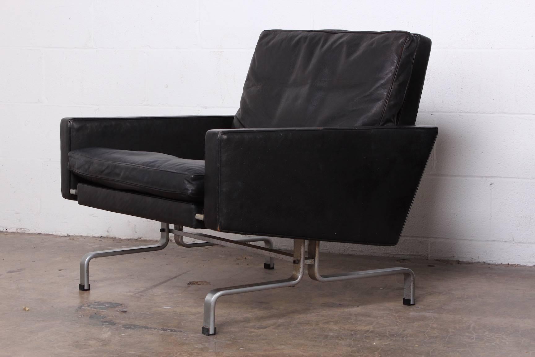 Pair of Poul Kjaerholm PK-31/1 Lounge Chairs for E. Kold Christensen In Good Condition In Dallas, TX