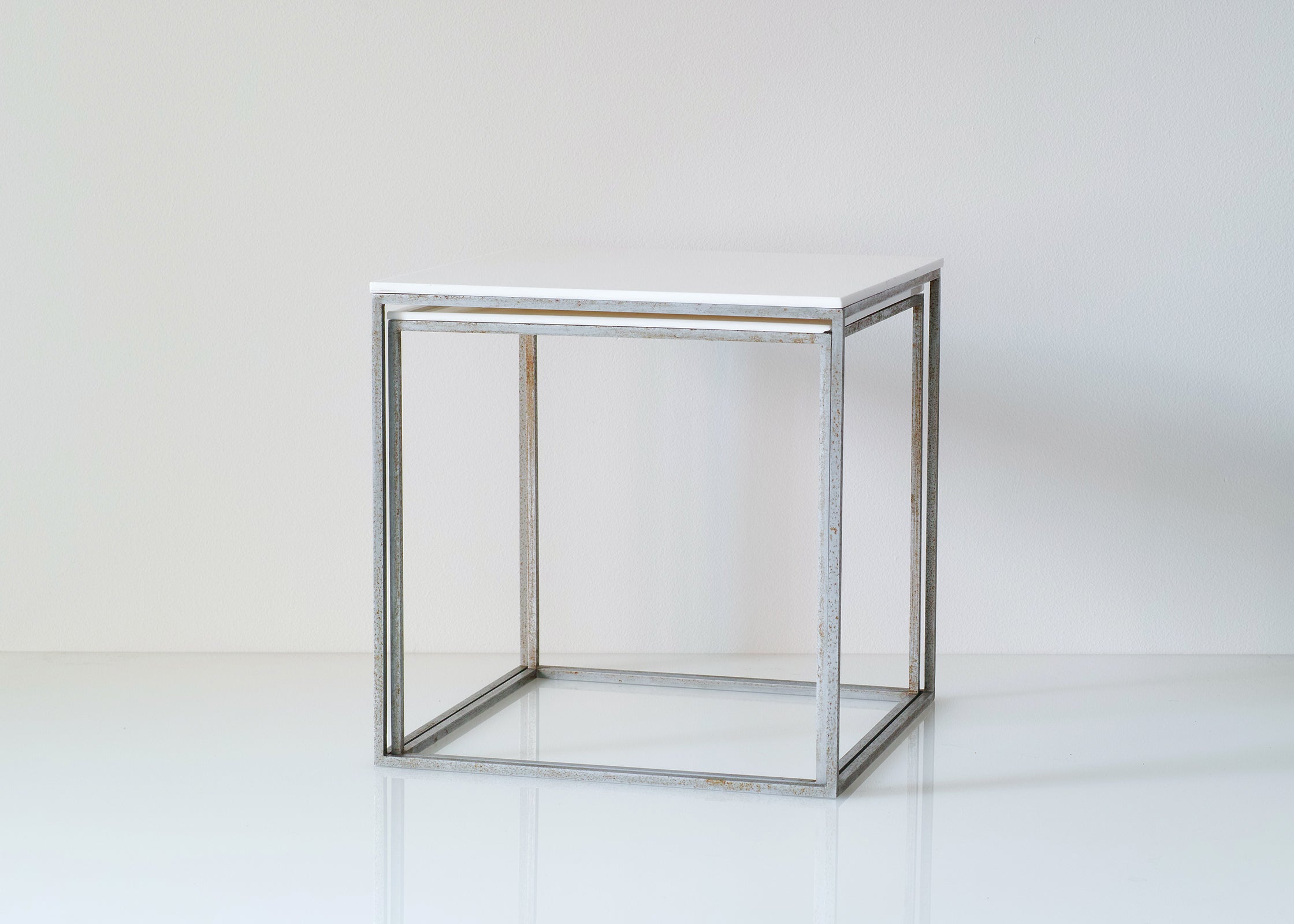 Pair of Poul Kjærholm PK-71 Cube Nesting Tables For Sale 1