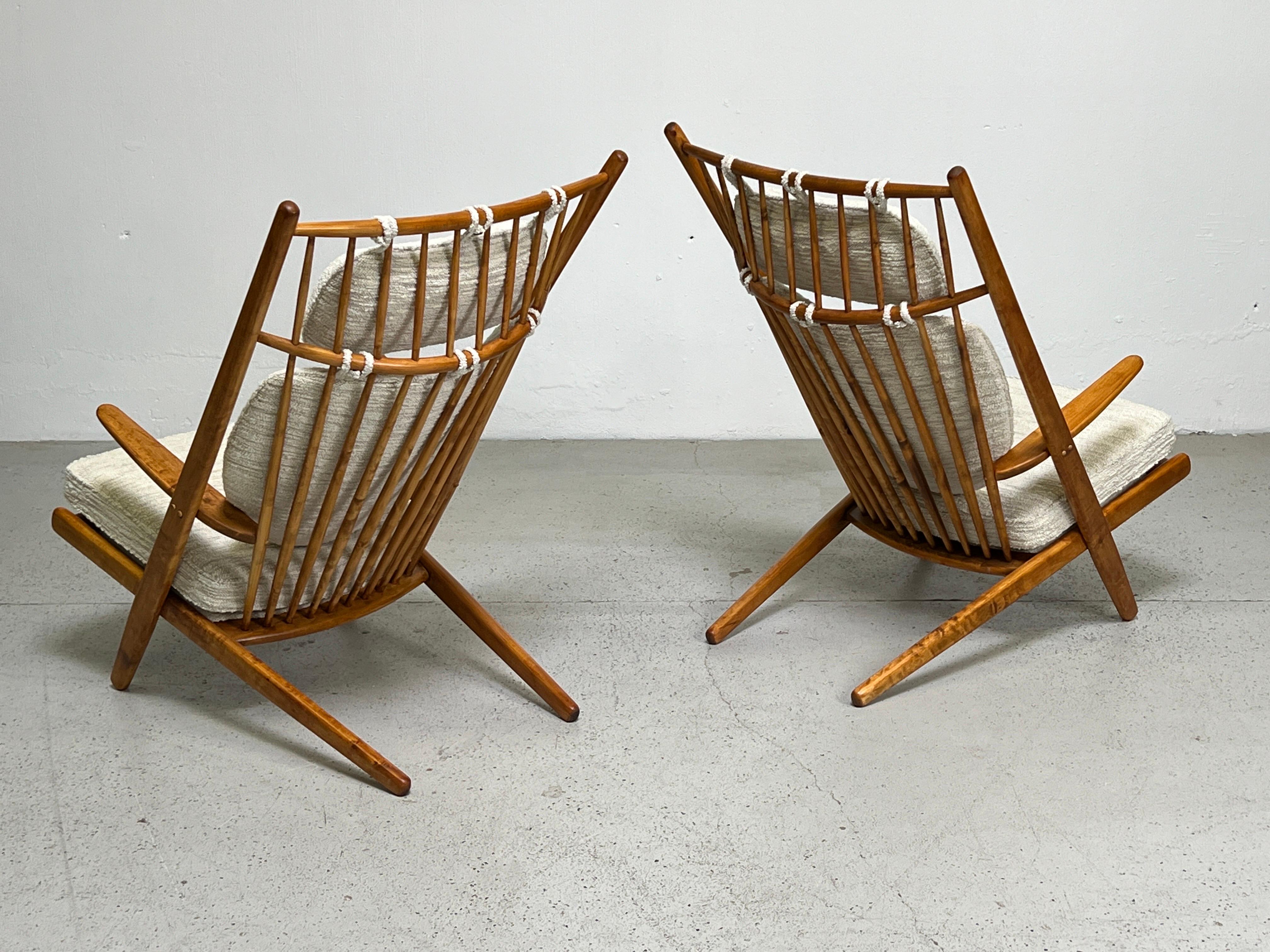 Pair of Poul Volther Goliat Lounge Chairs 8