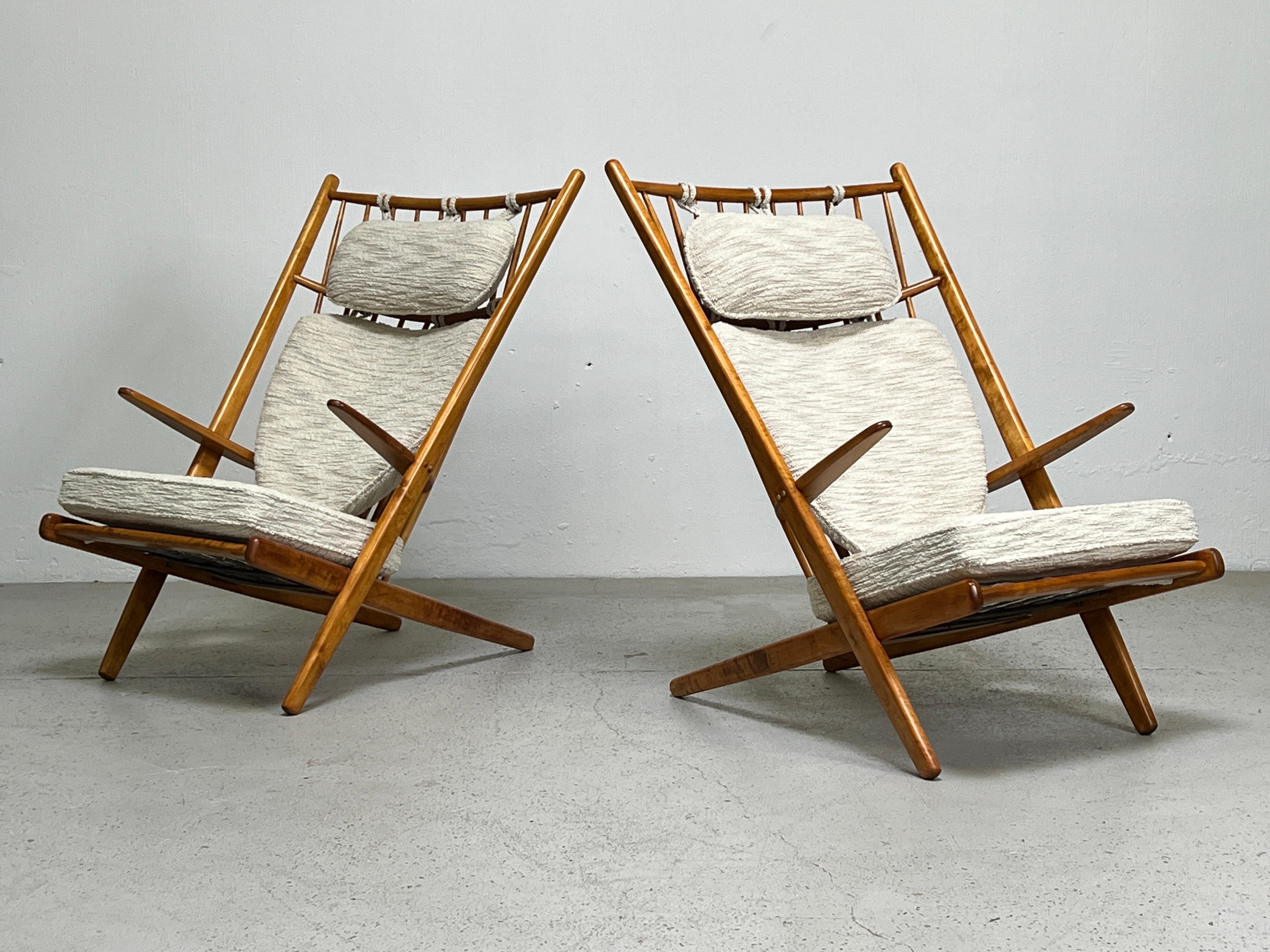 Pair of Poul Volther Goliat Lounge Chairs 2