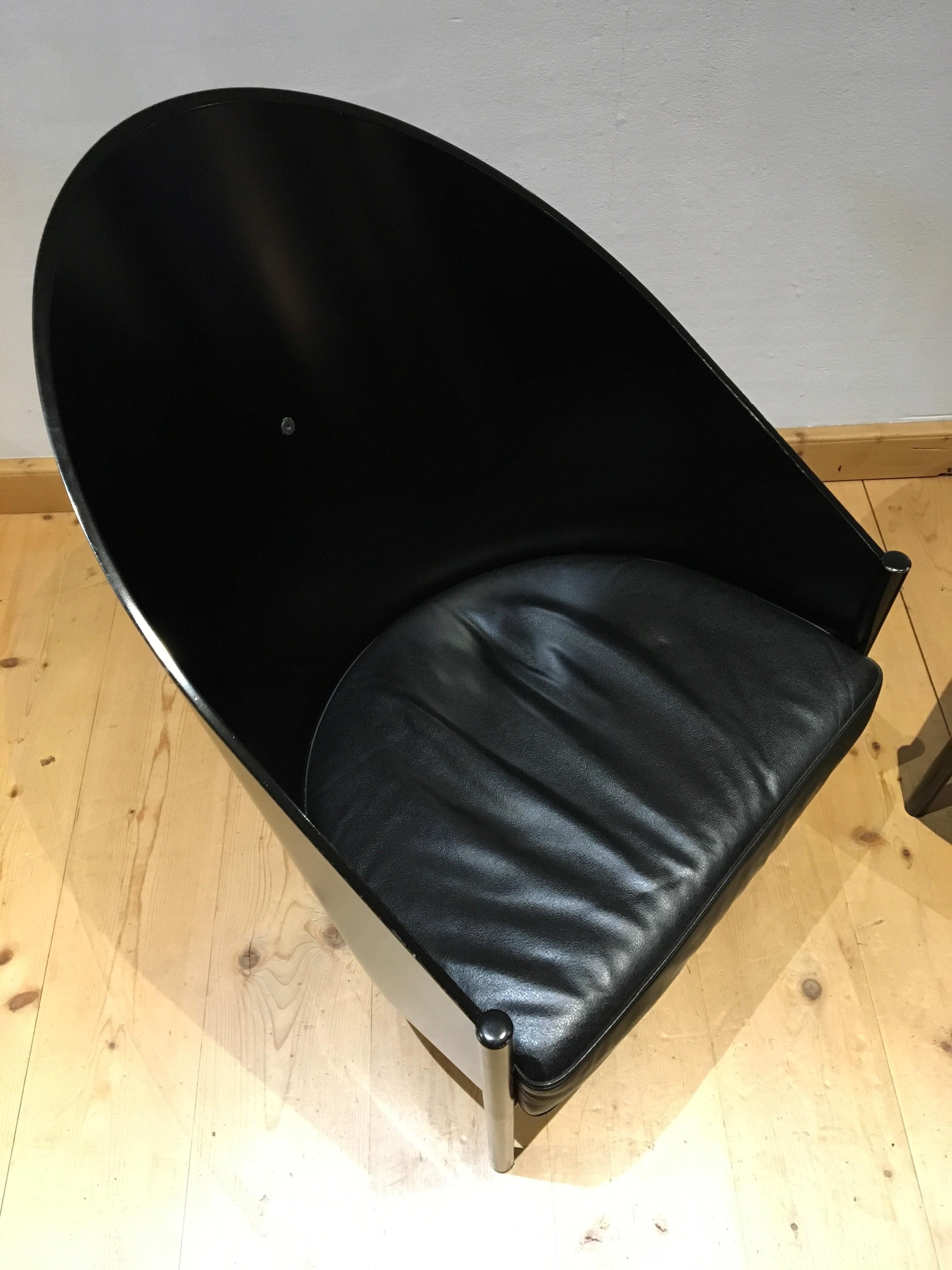 20ième siècle Paire de chaises longues Pratfall Philippe Starck, Driade Aleph, Italie en vente