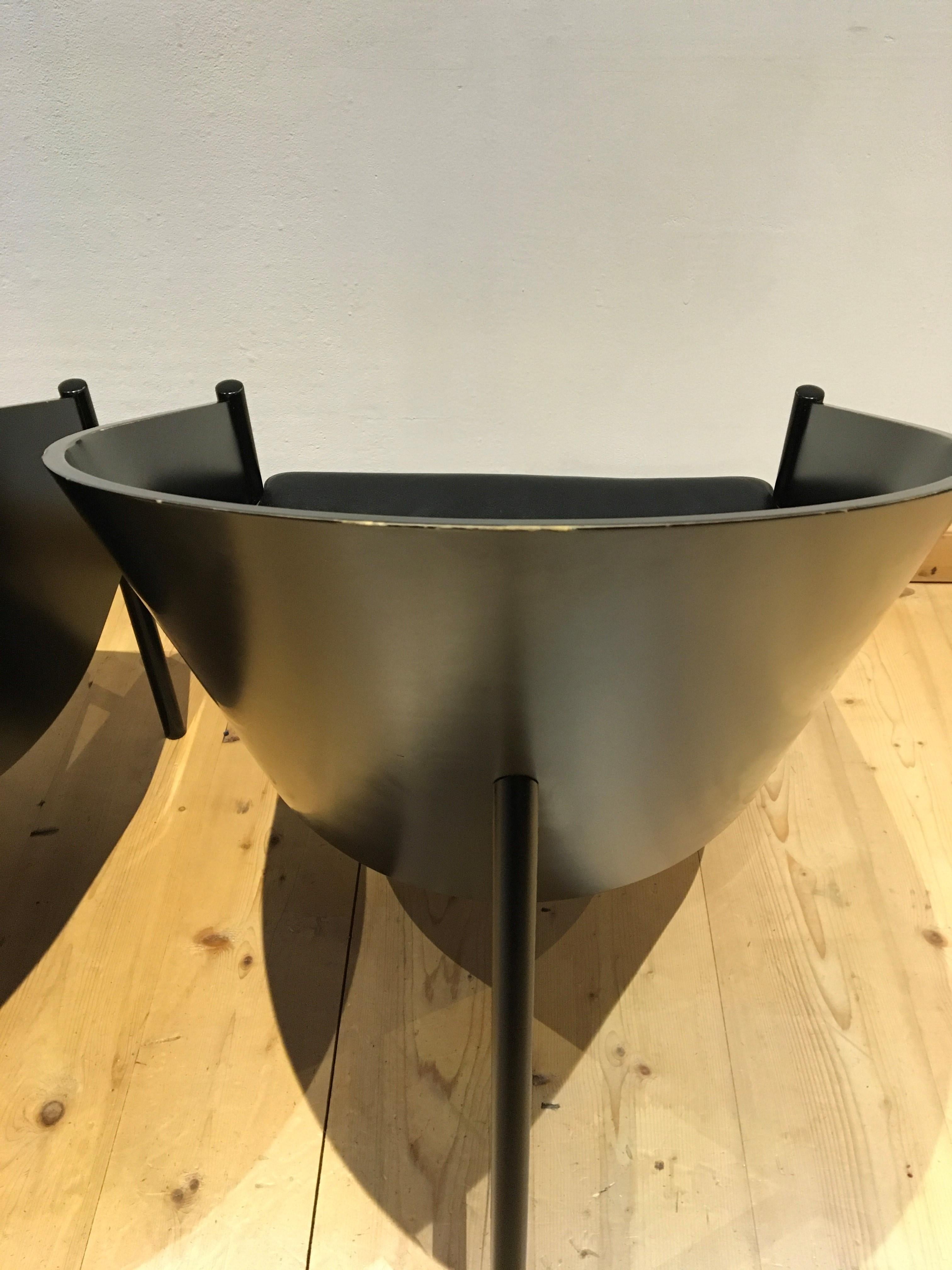 Paire de chaises longues Pratfall Philippe Starck, Driade Aleph, Italie en vente 2