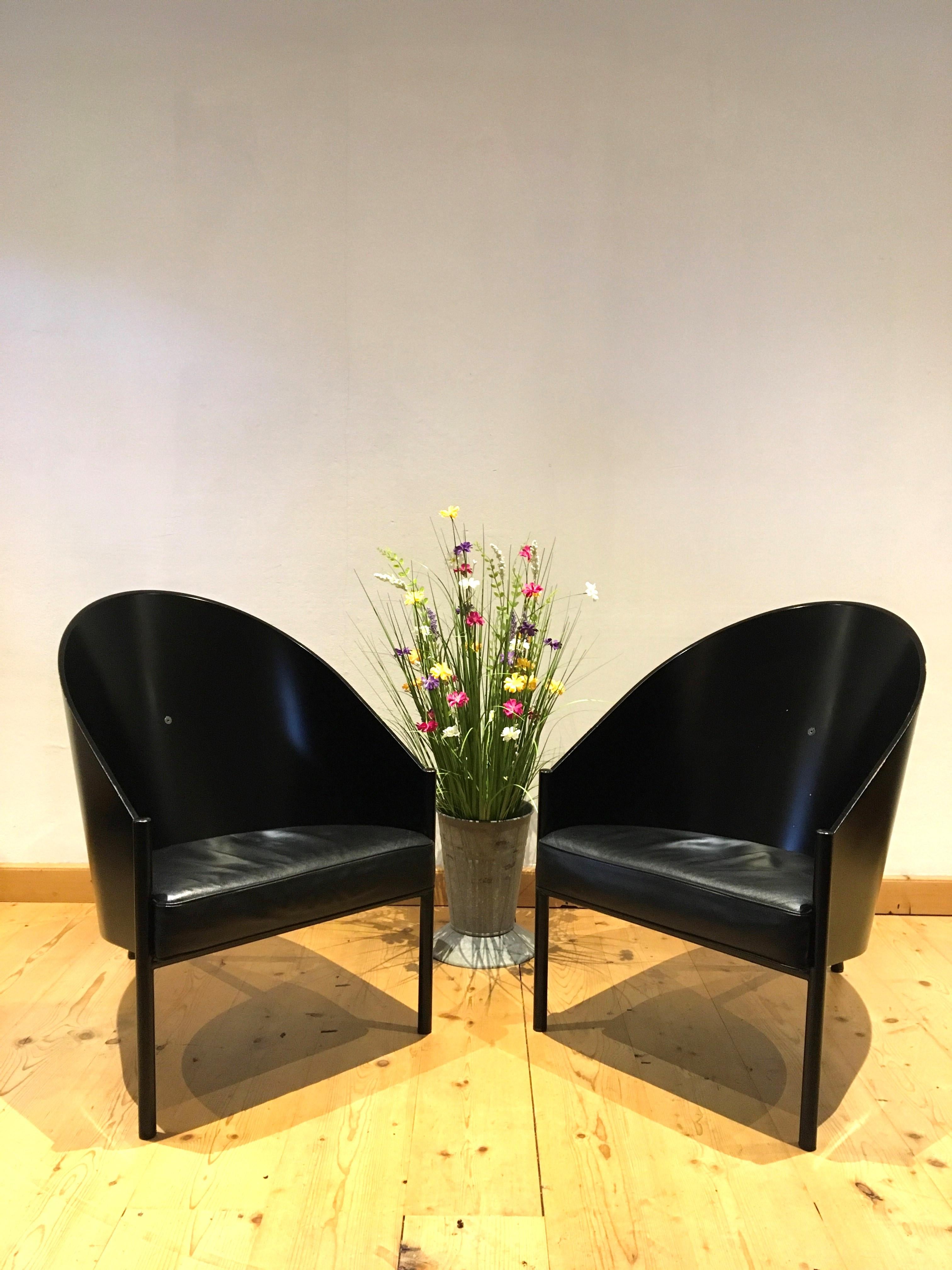 italien Paire de chaises longues Pratfall Philippe Starck, Driade Aleph, Italie en vente
