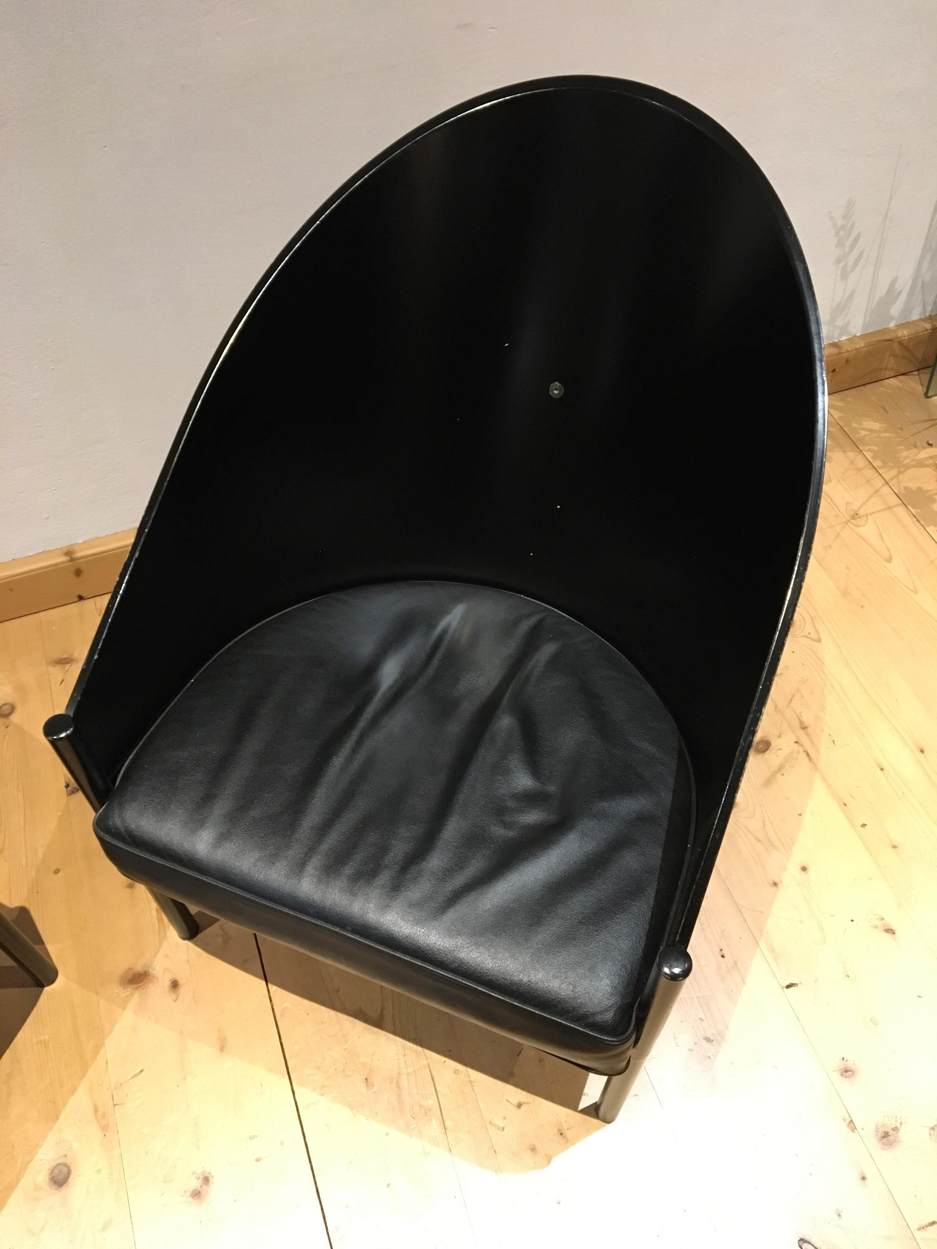 Pair of Pratfall Philippe Starck Lounge Chairs, Driade Aleph, Italy In Good Condition For Sale In Antwerp, BE