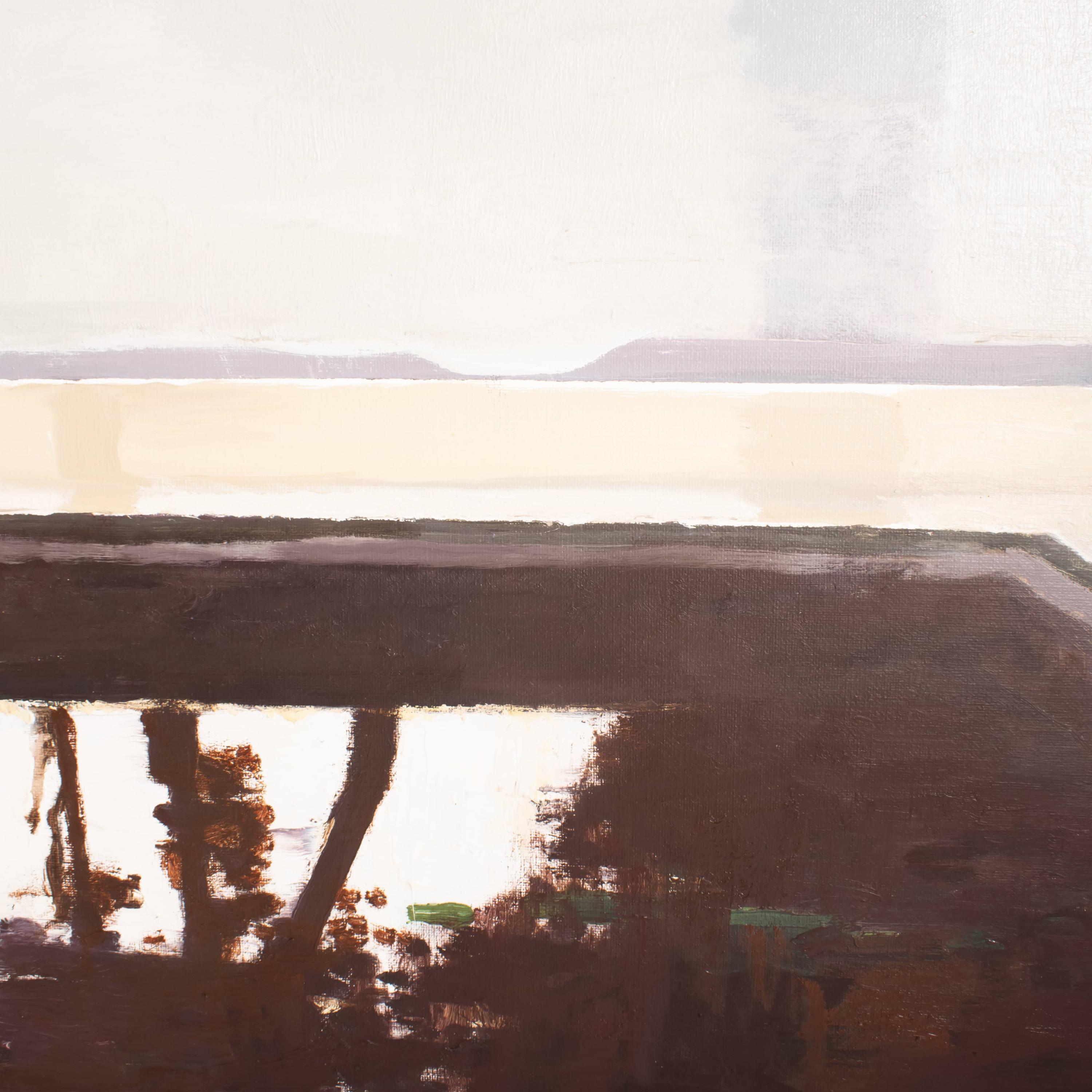Paire de peintures de paysages Preben Fjederholt, huile sur toile Bon état - En vente à Kastrup, DK