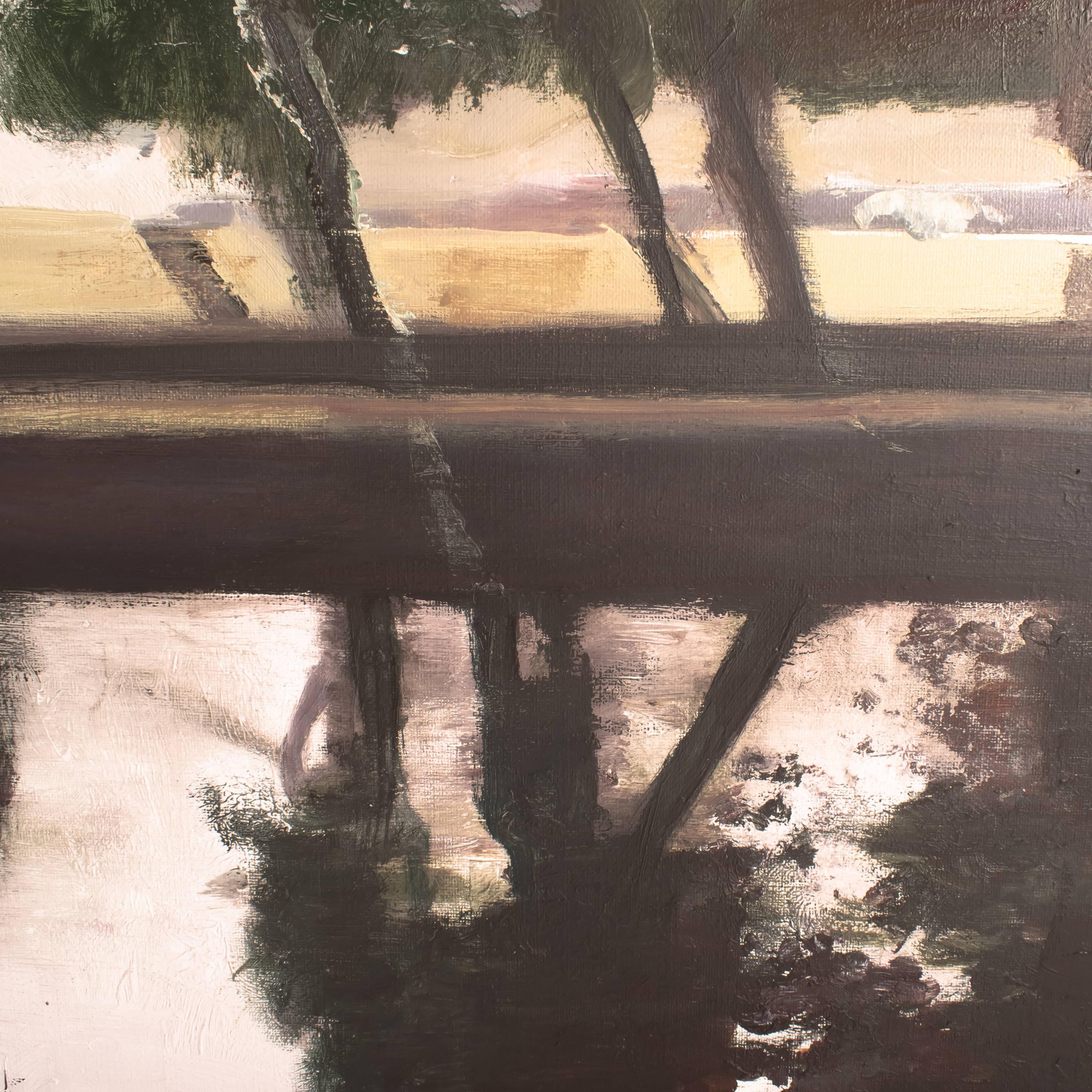 Pair of Preben Fjederholt Landscape Paintings, Oil on Canvas For Sale 2