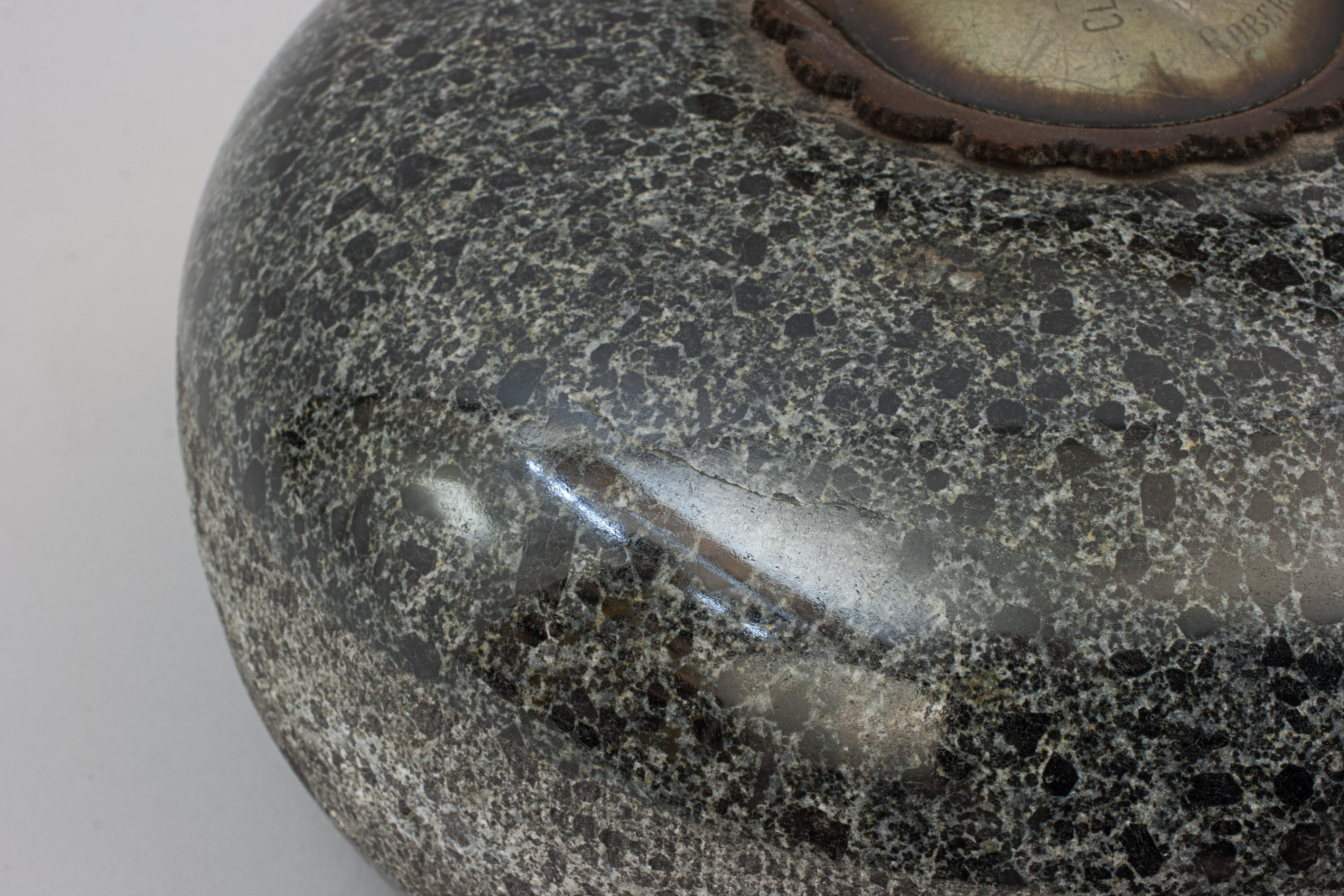 Pair of Presentation Curling Stones 5