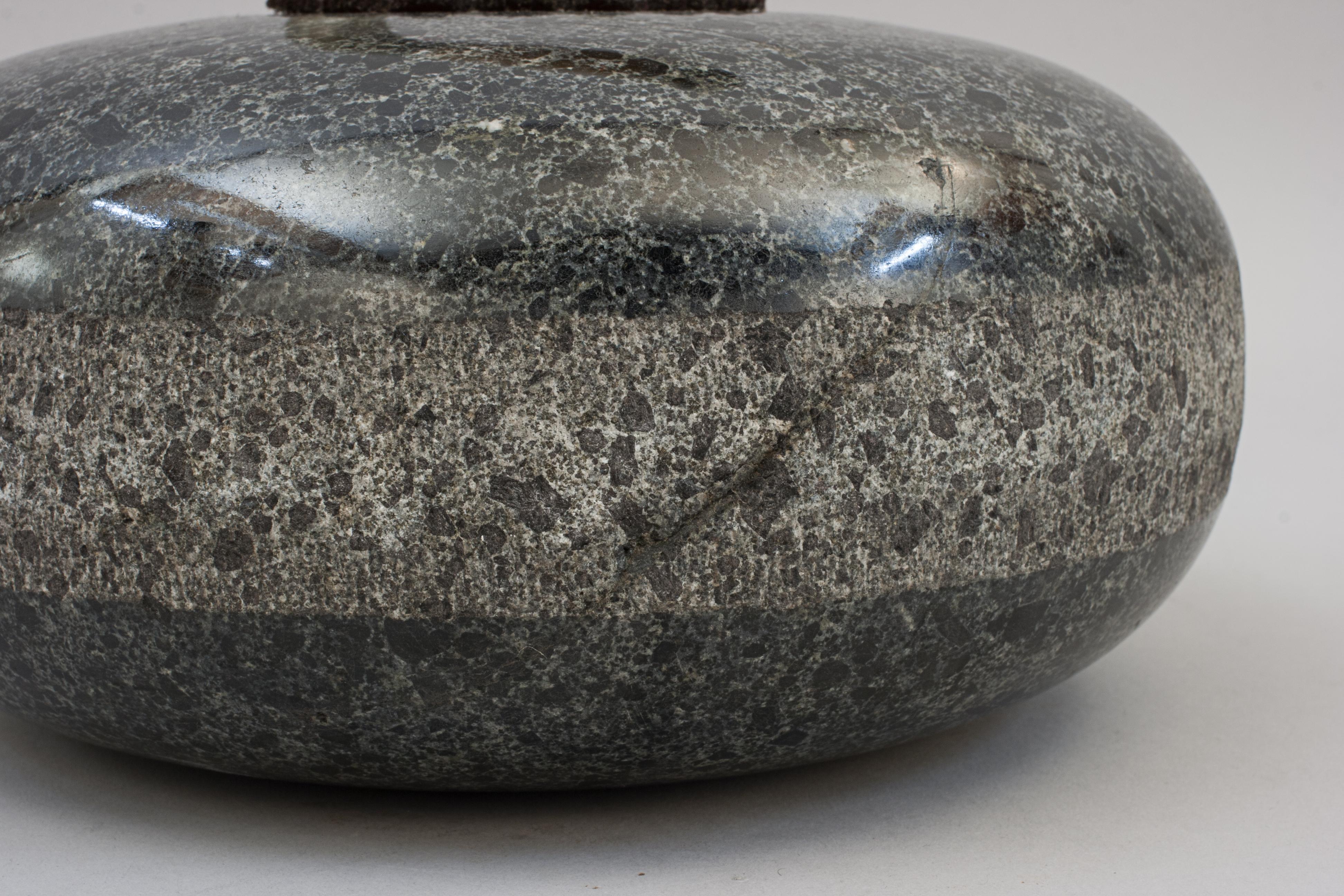 Pair of Presentation Curling Stones 7