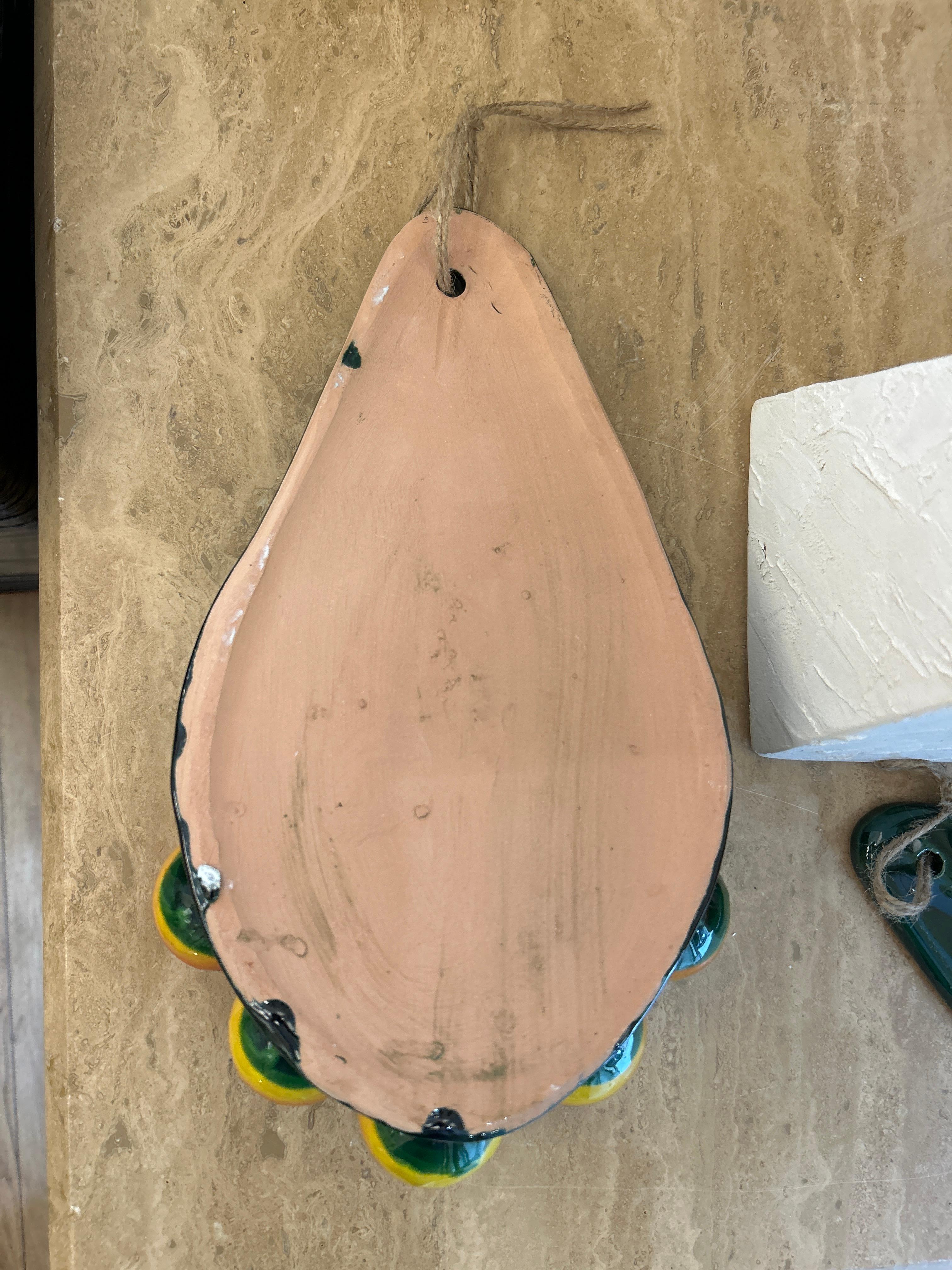 Kaktusfeigen-Paar, Terrakotta, Italien, 20. Jahrhundert im Angebot 3