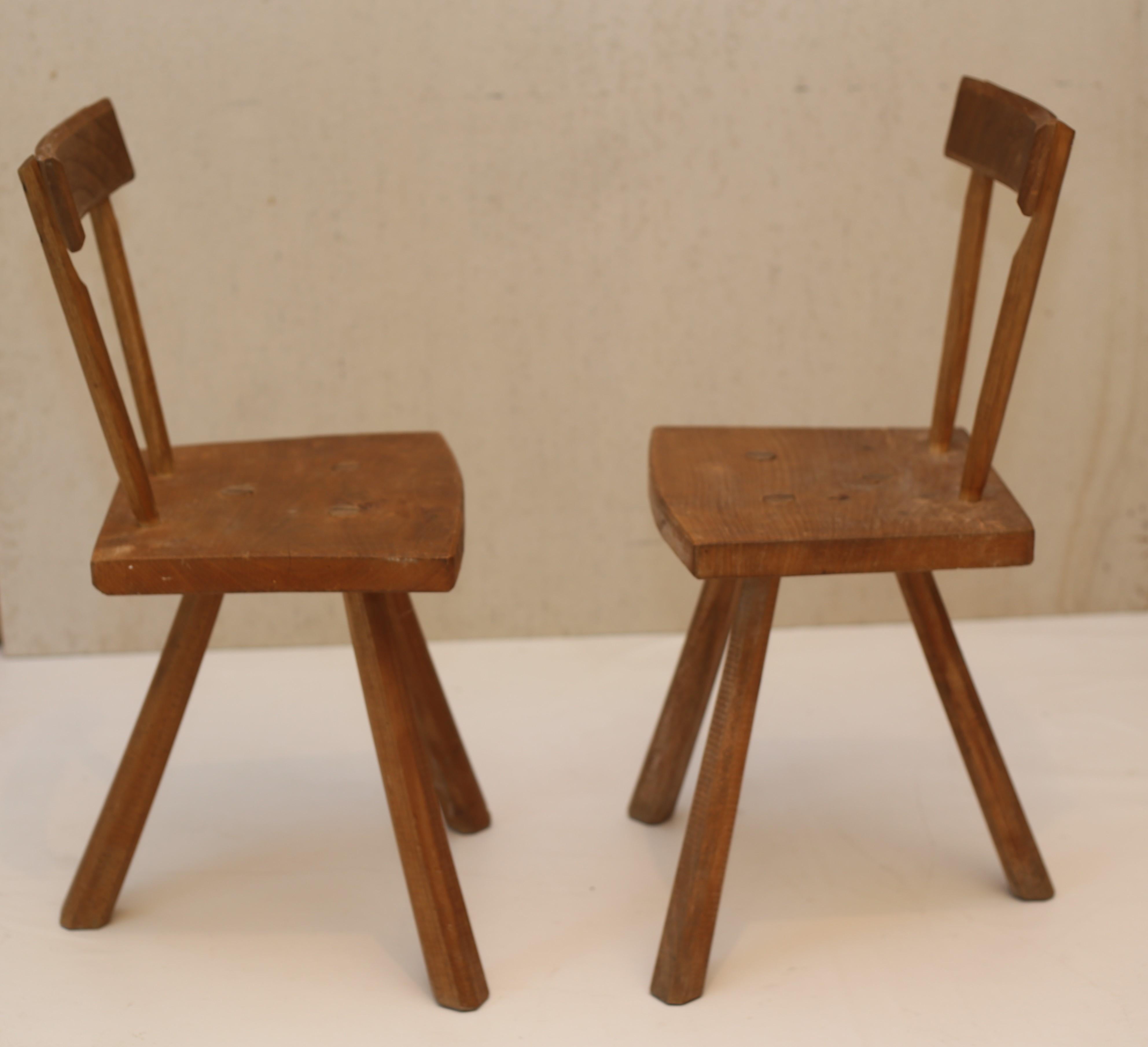 primitive chairs