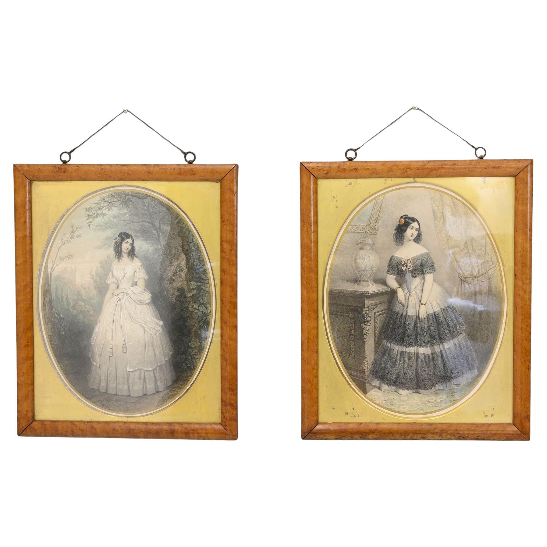 Pair of Prints For Sale