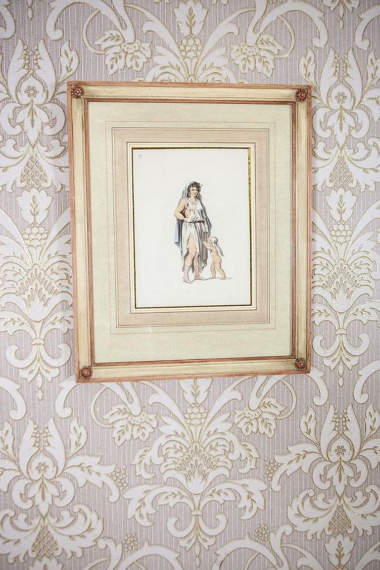 Coppia di stampe dell'inizio del XX secolo raffiguranti donne

Ti presentiamo una coppia di stampe che raffigurano donne dell'antichità intente a svolgere attività quotidiane. I pezzi sono chiusi in cornici decorative con vetro. Queste stampe fanno