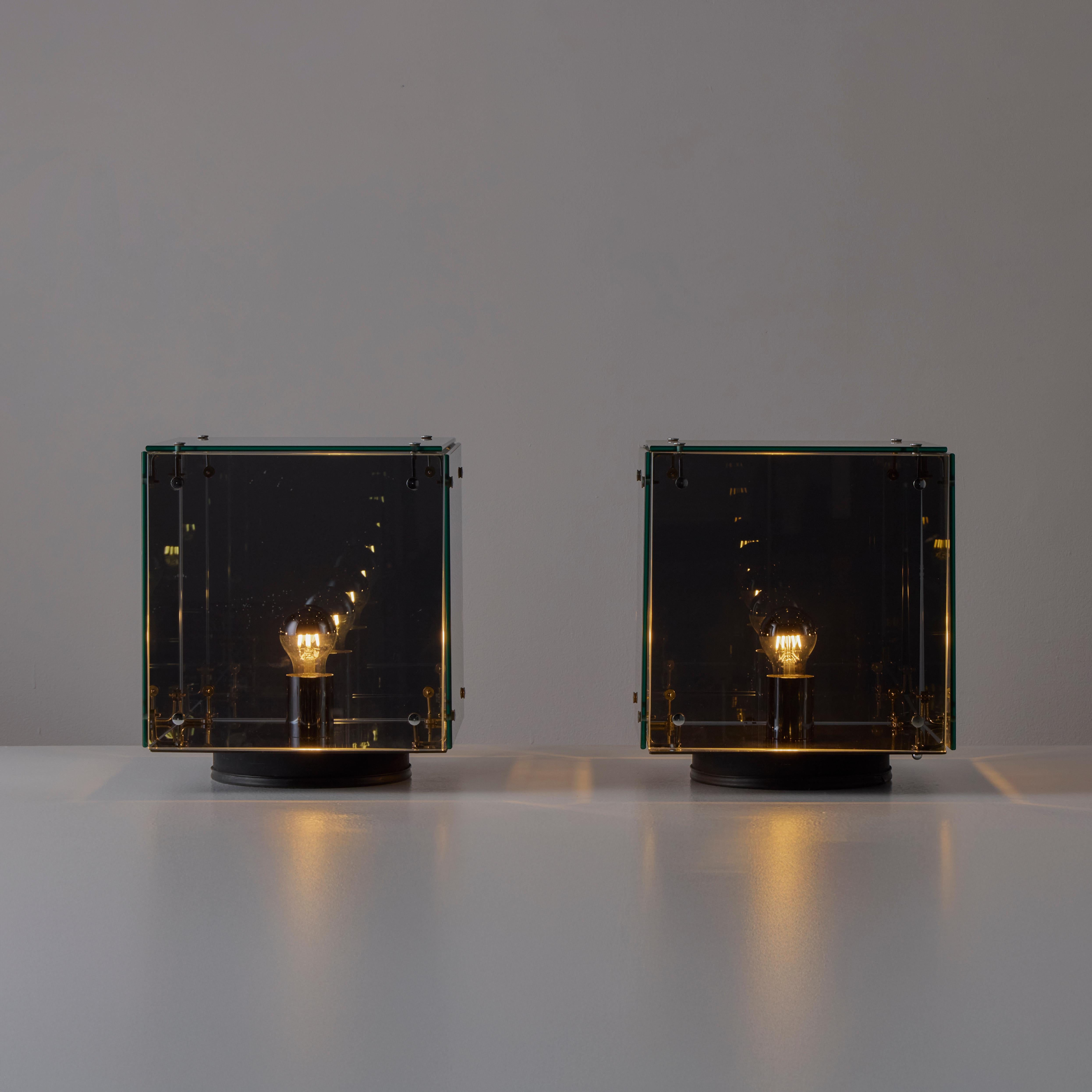 Italian Pair of 'Prismar' Table Lamp by Studio Arditi for Nucleo Sormani For Sale
