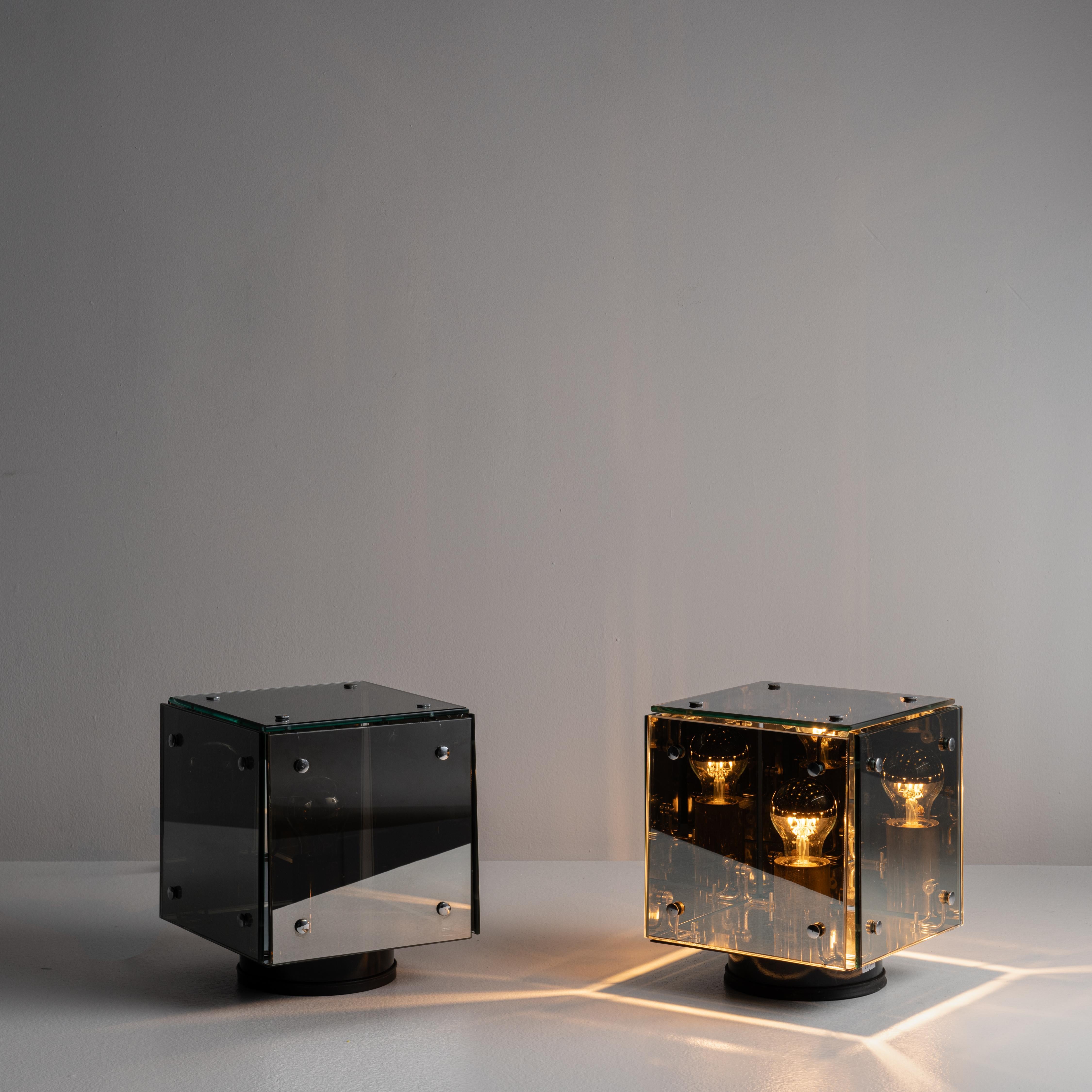Glass Pair of 'Prismar' Table Lamp by Studio Arditi for Nucleo Sormani