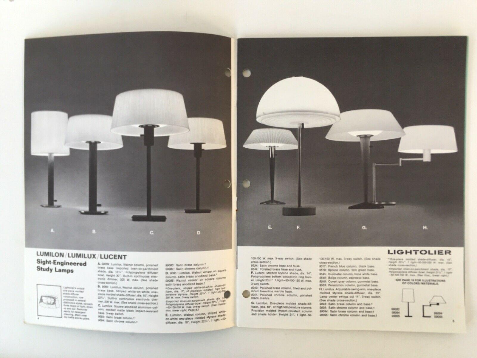 Paire de lampes de bureau vintage en lucilon immaculé de Gerald Thurston pour Lightolier en vente 2
