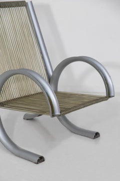 Pareja de prototipos de sillones FerroTipi de Gianantonio Malacrida y P. Resmini