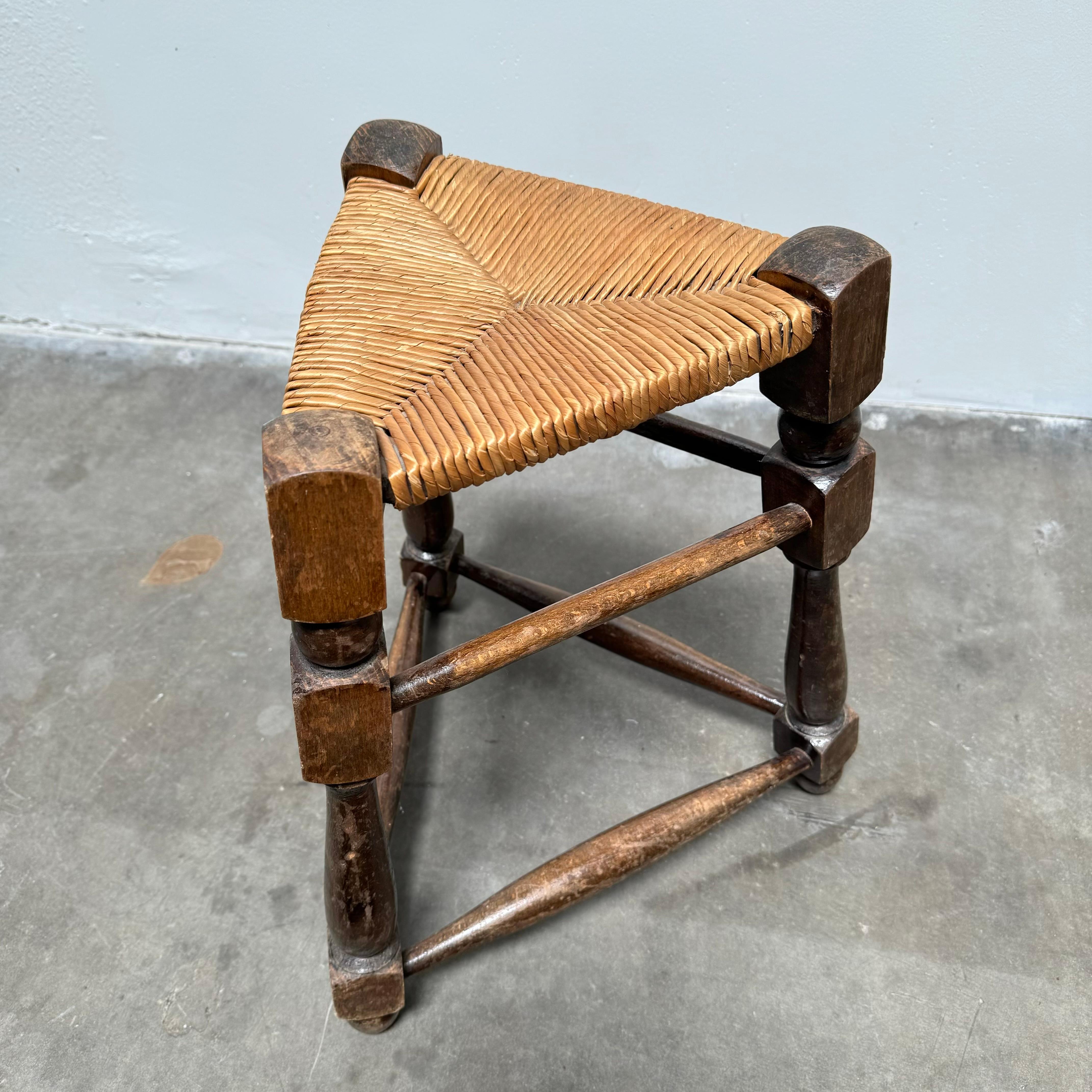 Jonc Paire de tabourets Tabouret Charles Dudouyt, 1950 France