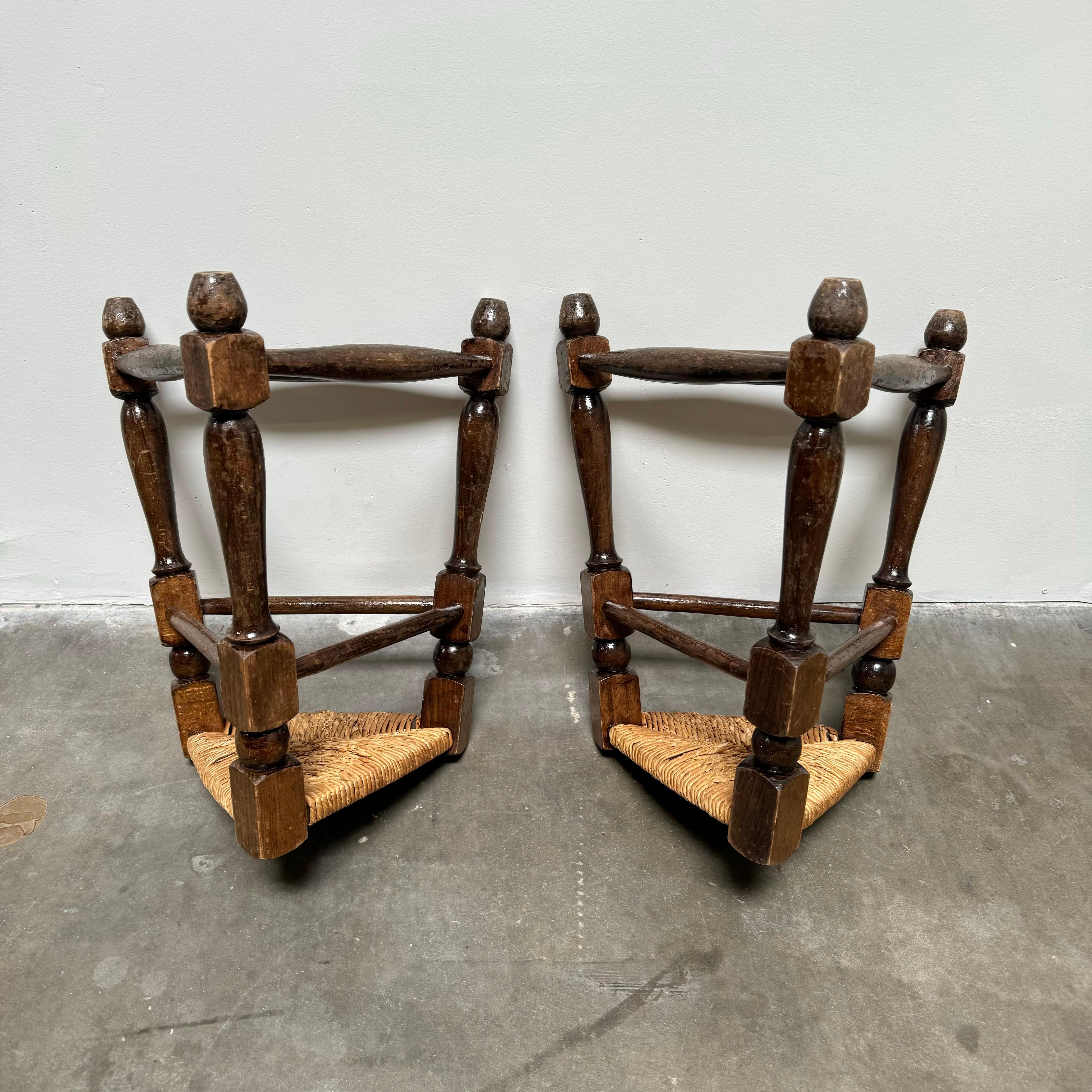 Paire de tabourets Tabouret Charles Dudouyt, 1950 France 1