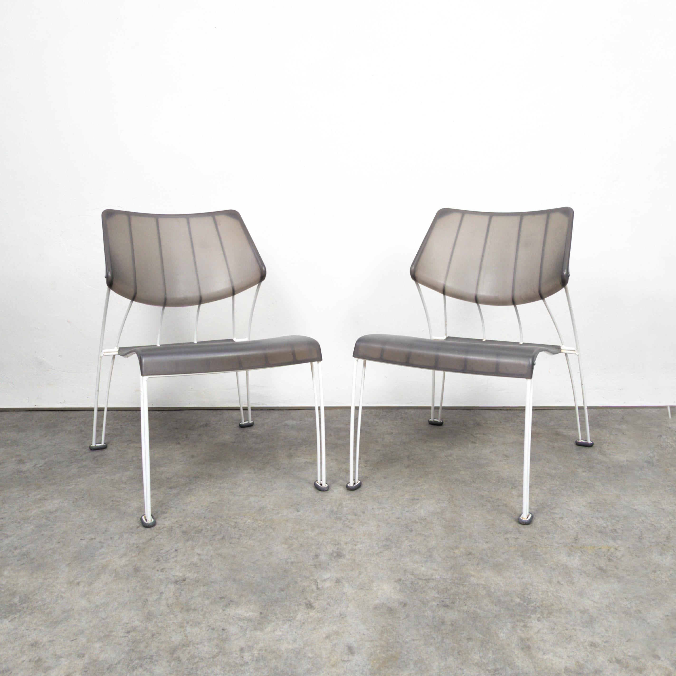 Post-Modern Pair of PS Hässlö outdoor lounge chairs by Monika Mulder for Ikea, 1990s For Sale