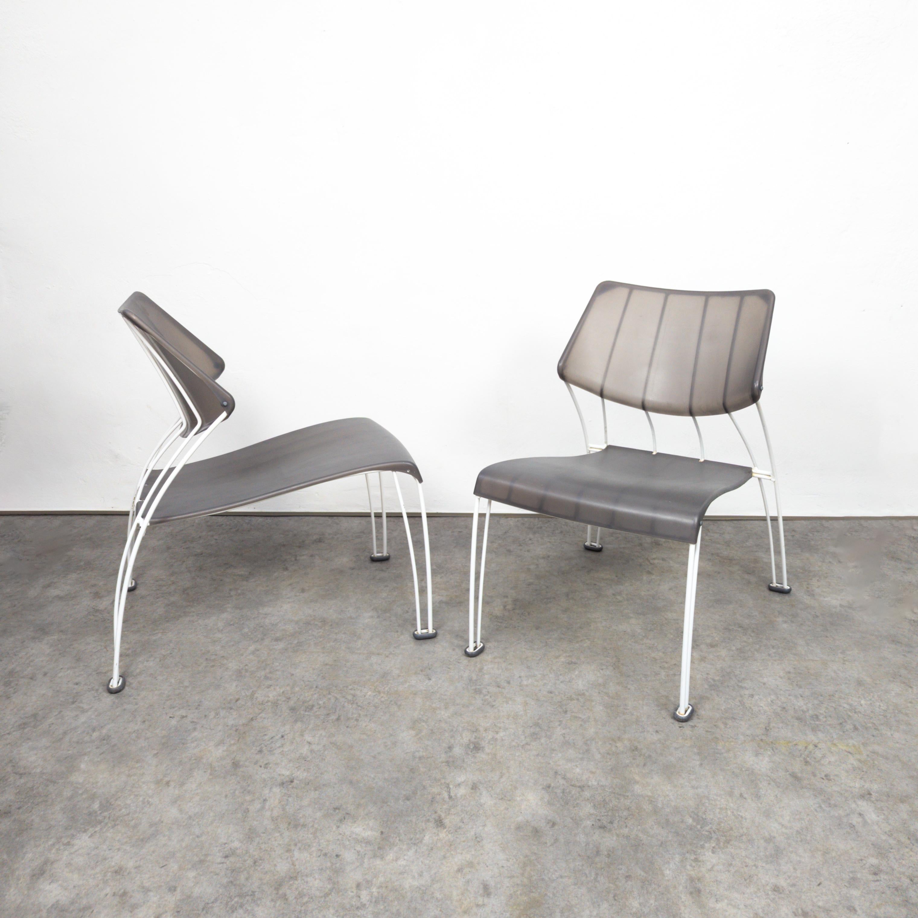 Swedish Pair of PS Hässlö outdoor lounge chairs by Monika Mulder for Ikea, 1990s For Sale