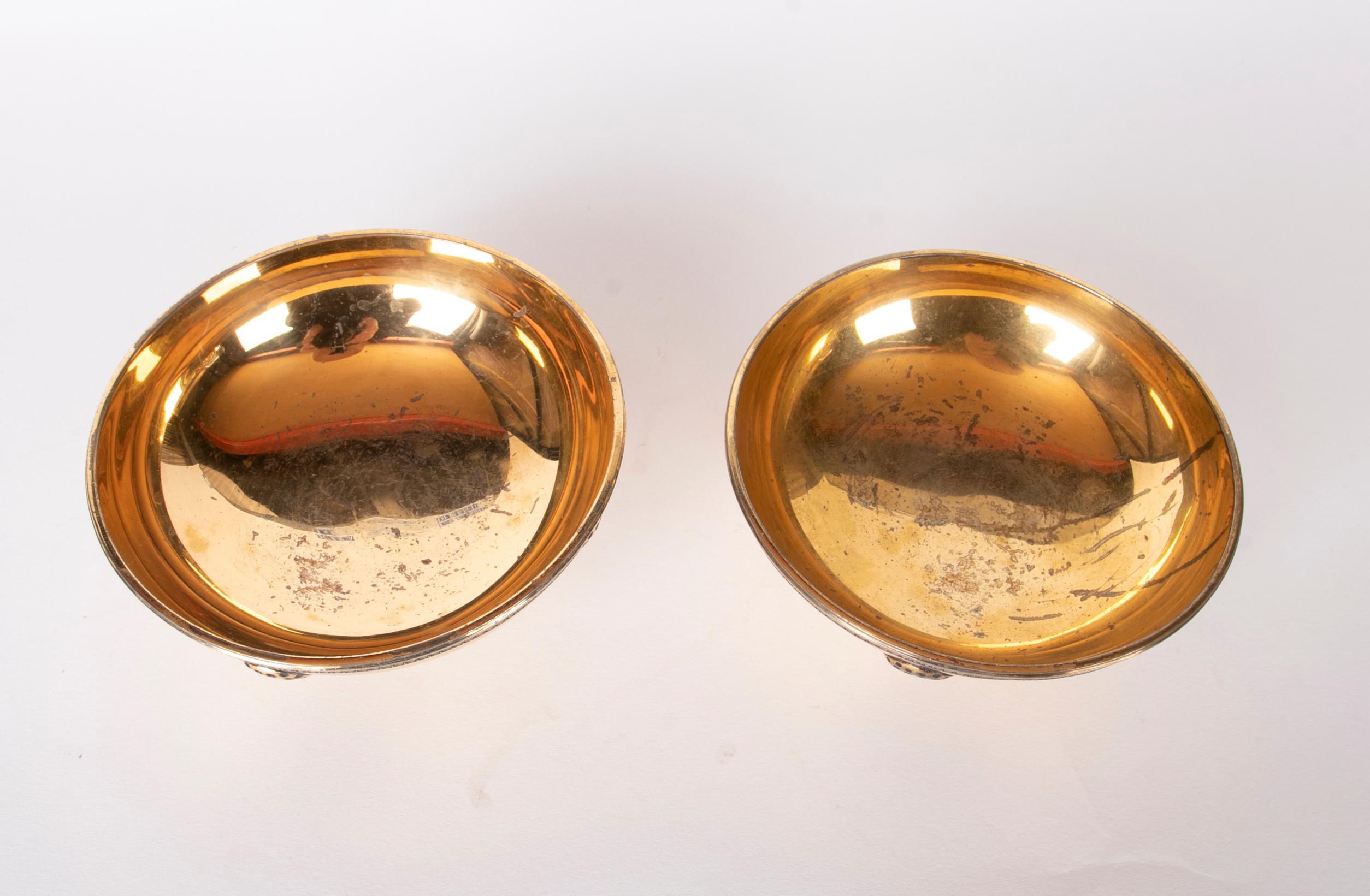 Pair of Puirforcat Silver and Gold-Plated Glasses, Signed and Sealed For Sale 3