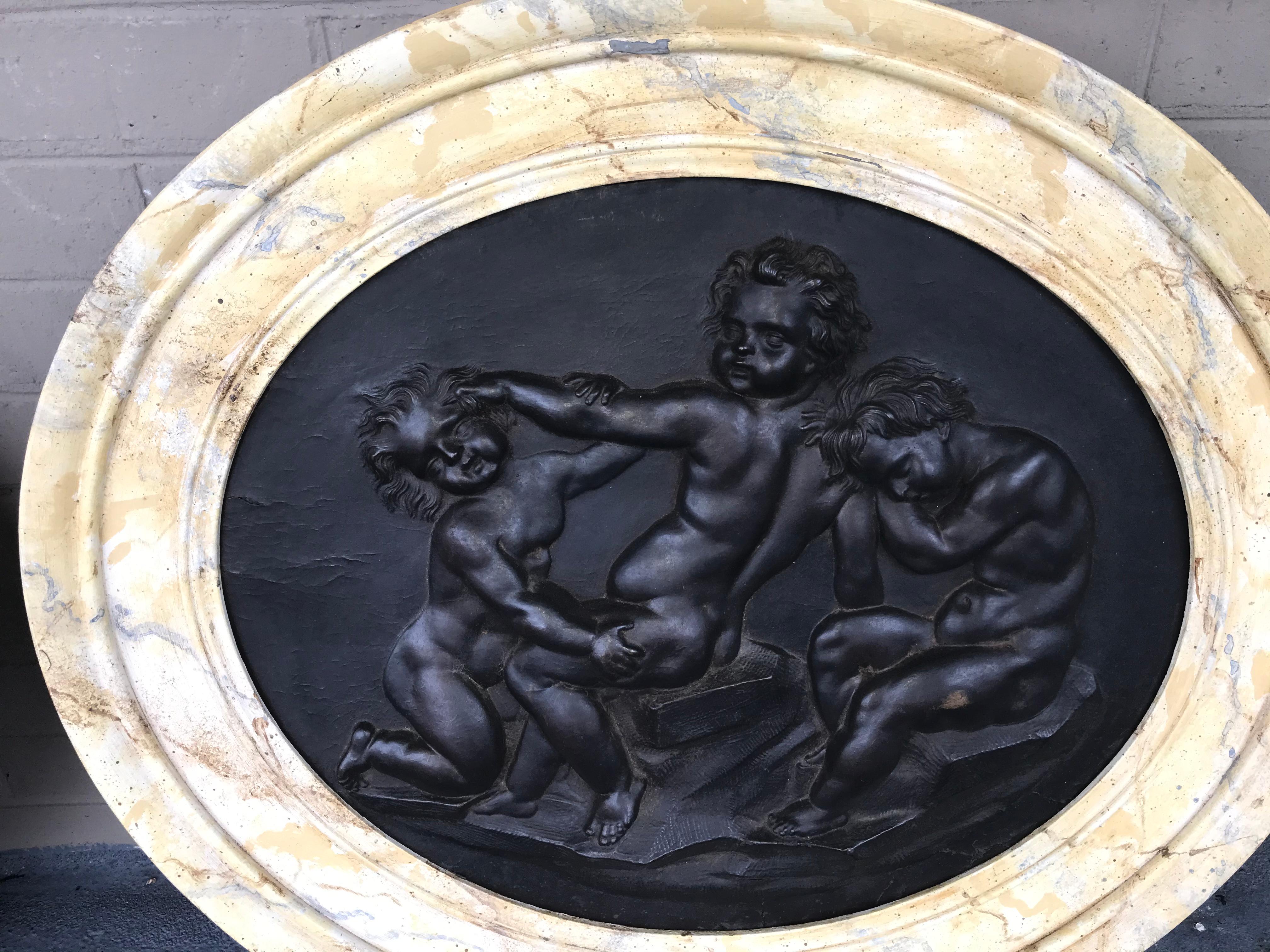 cherub wall plaques