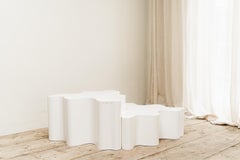 Pair of Puzzle tables by Les Simonnet, Resin and Fiberglass, 1960s