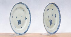 Pair of Qianlong Voc Export Chine de Commande Qing No Hairlines Plates, 18th Cen