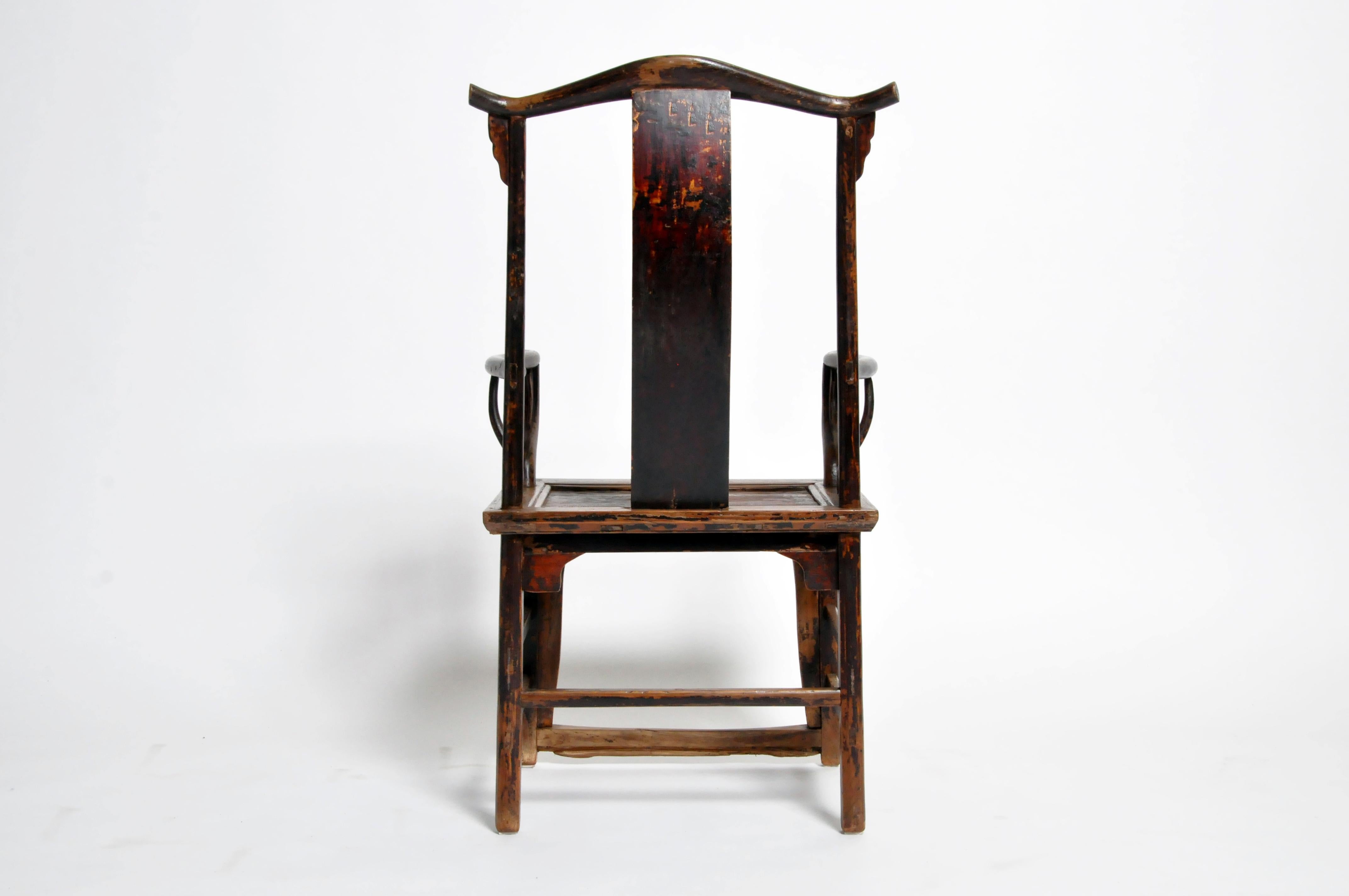 Ming Pair of Qing Dynasty Armchairs
