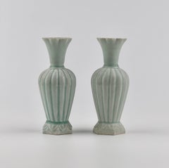 Pair of Qingbai Vases, Song-Yuan Dynasty