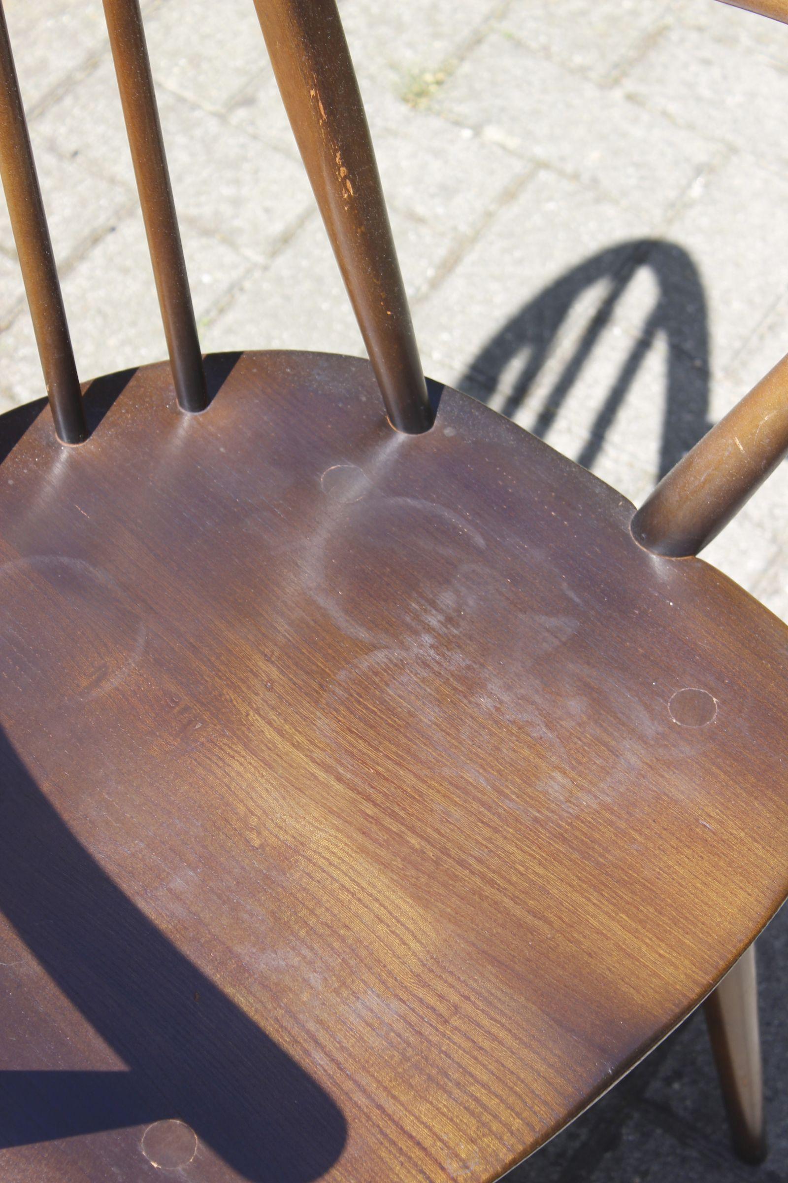 Pair of Quaker chairs by Lucian Ercolani for Ercol England, 1960s 9