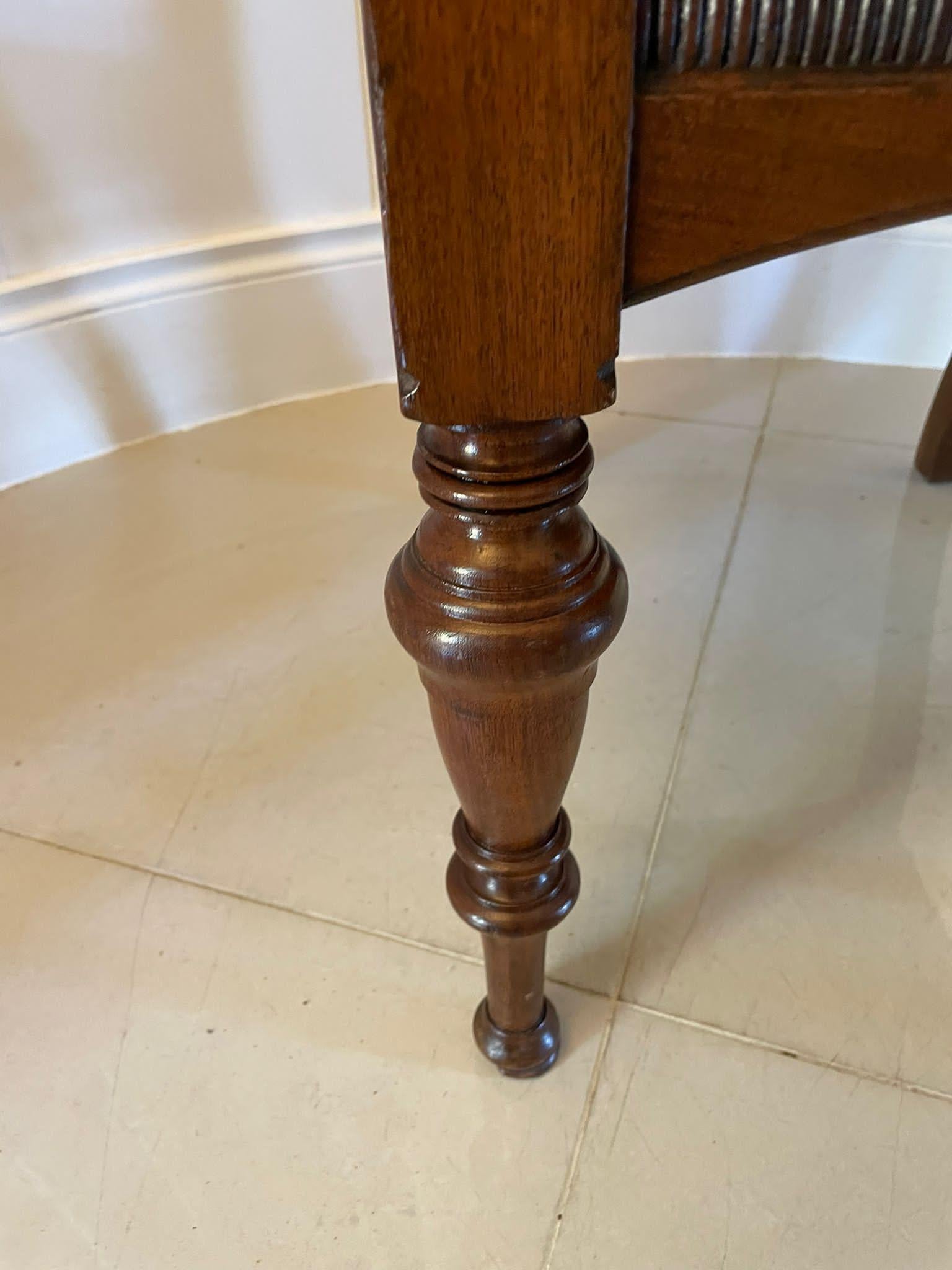 Pair of Quality Antique Carved Walnut Hall Chairs For Sale 8