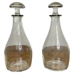 Pair of quality antique George III decanters 