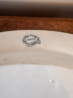 Pair of quality antique Victorian meat platters