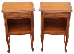 Pair of Quality Vintage Cherry Bedside Tables – Stylish Nightstands